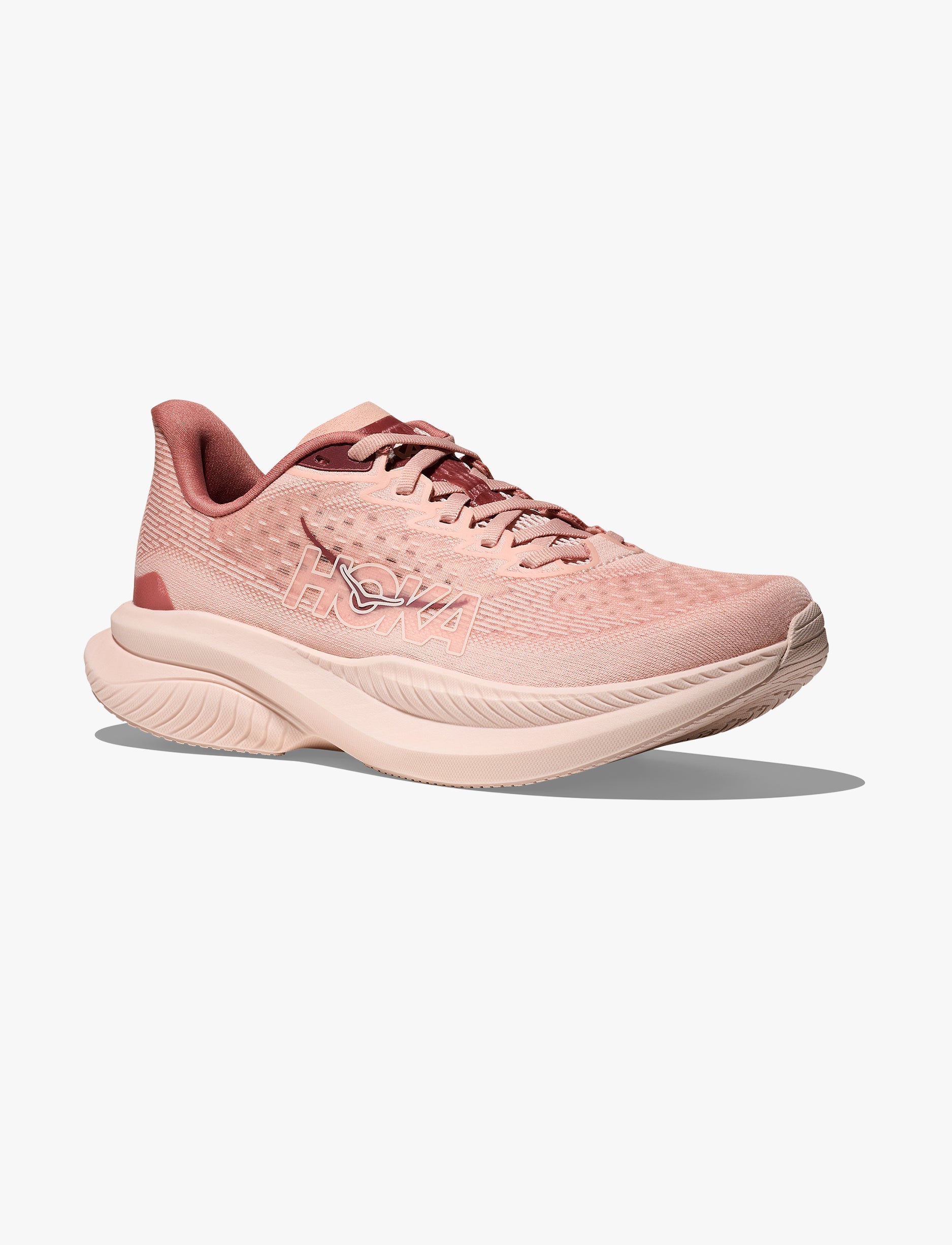 HOKA MACH 6 - נעלי ספורט לנשים הוקה מאך 6 בצבע ורוד לאטה/בלאש