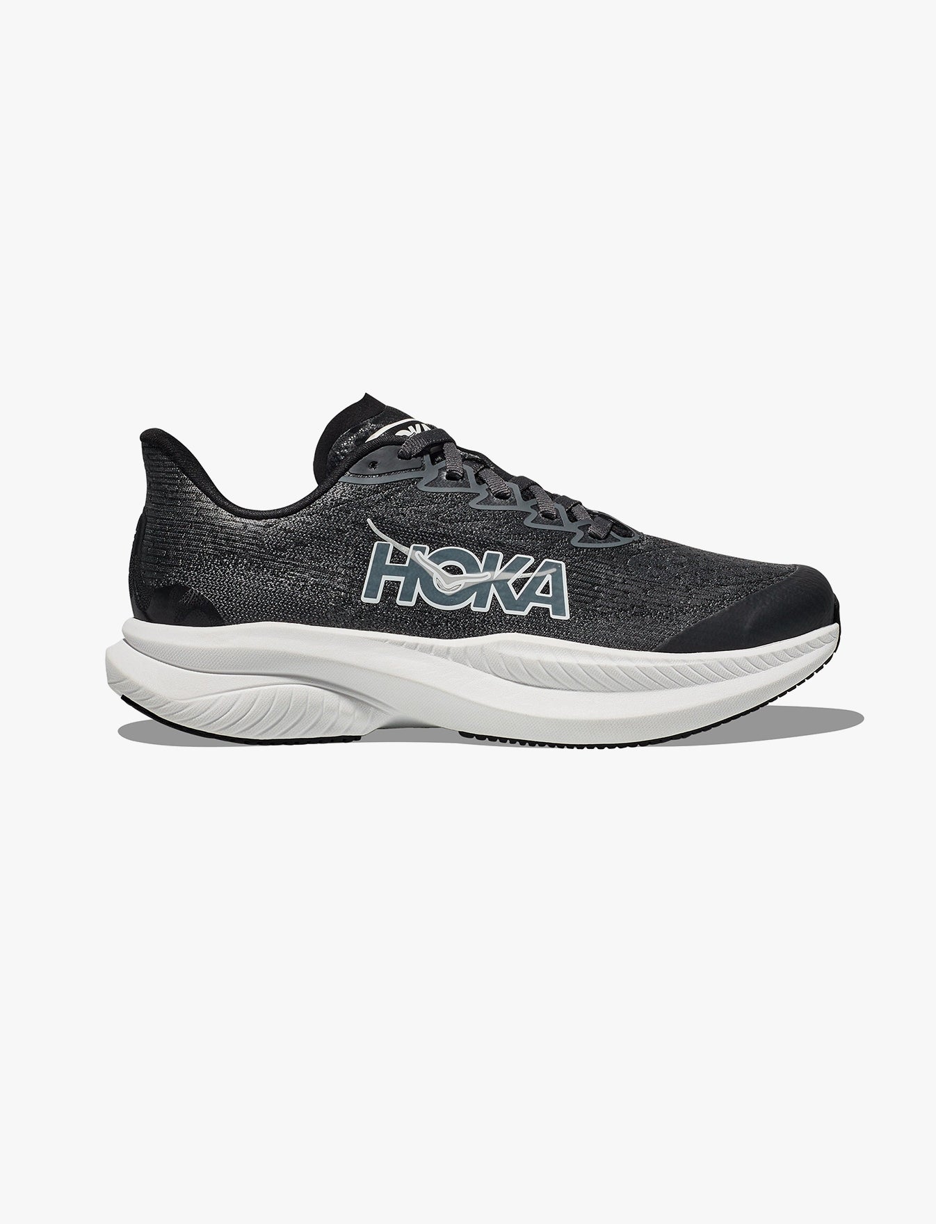 HOKA MACH 6 Y - נעלי הוקה יוניסקס לנוער מאך 6 שחור/לבן