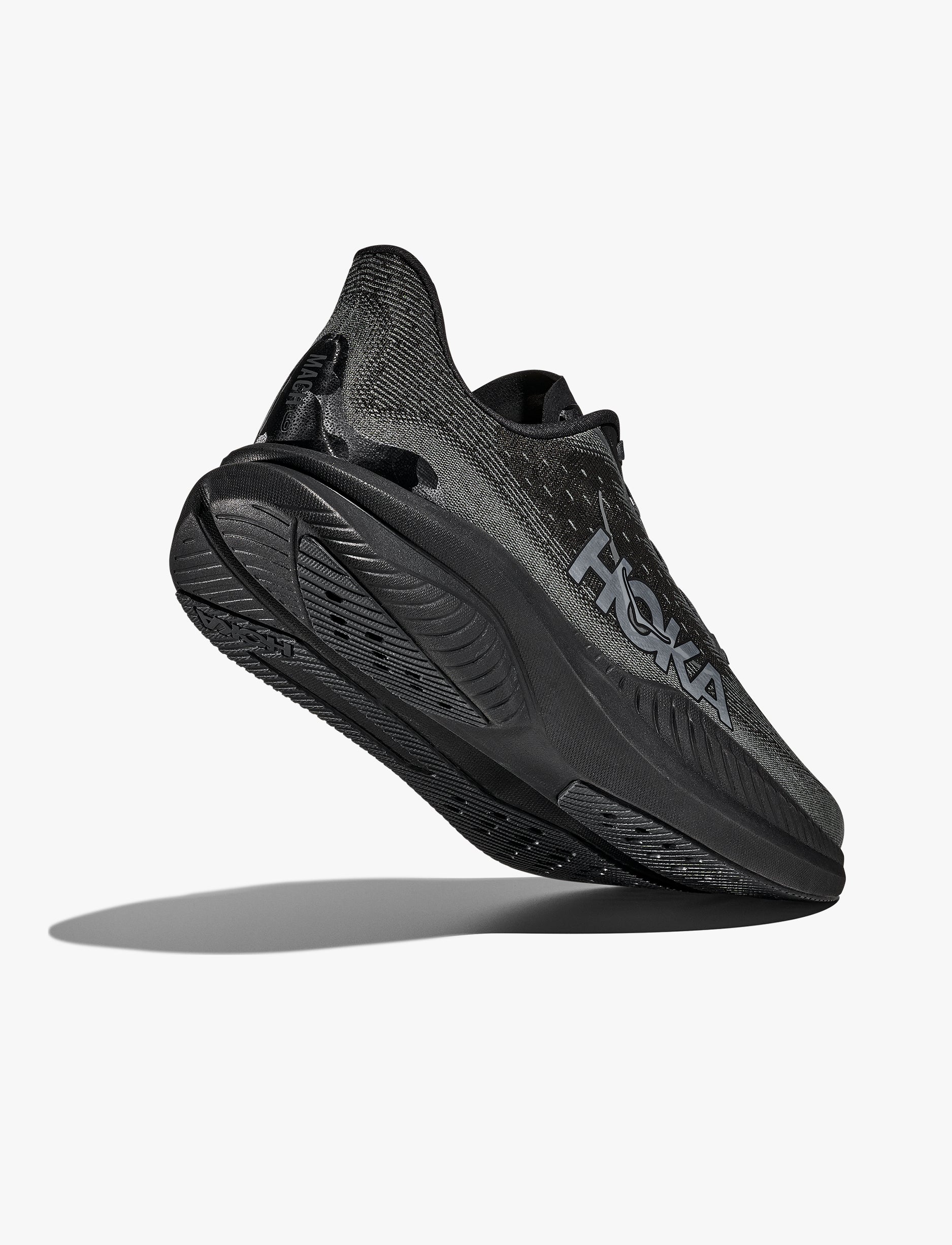 MACH 6 WIDE - נעלי ספורט הוקה לגברים מאך 6 רחבות בצבע שחור/שחור אורביט