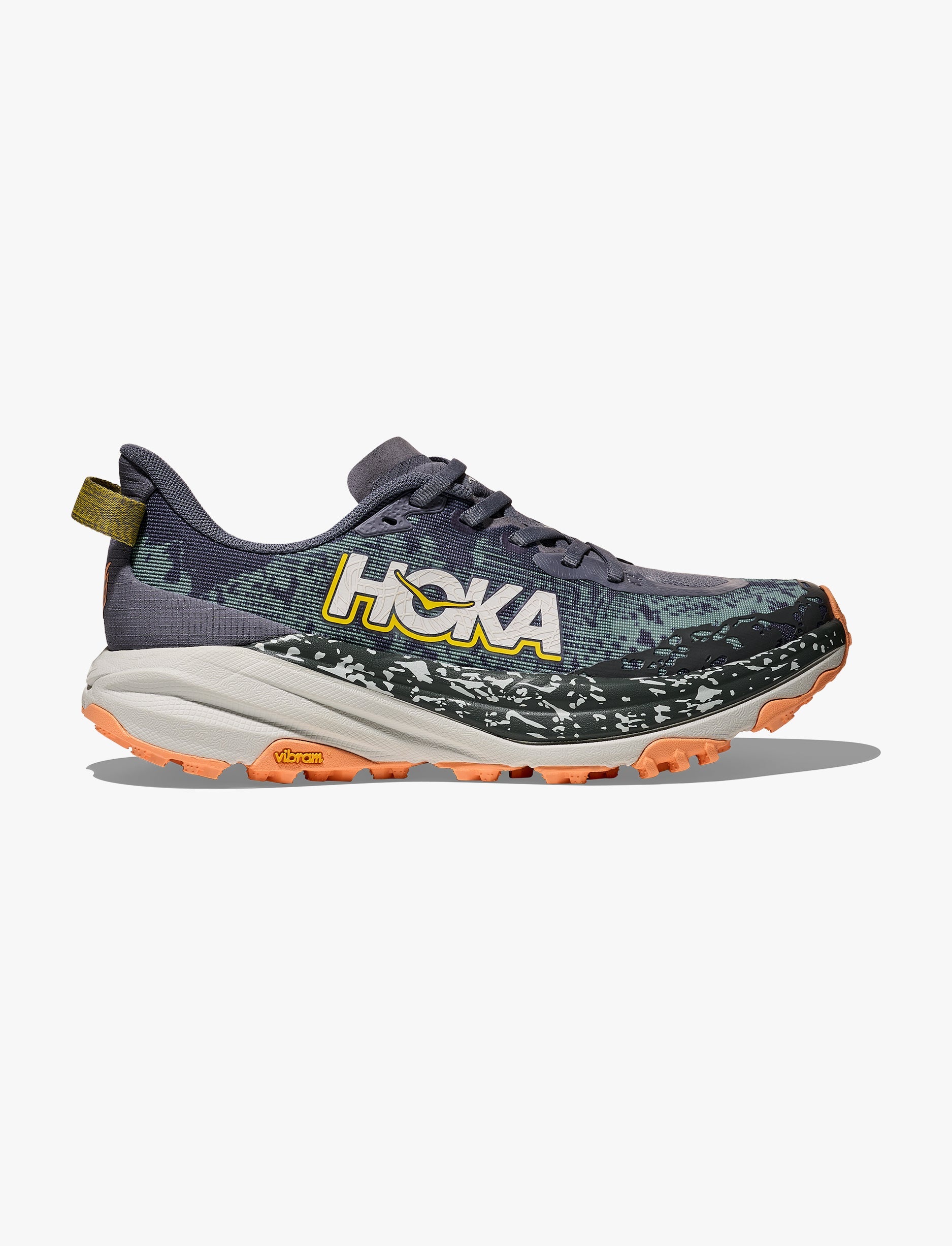 HOKA SPEEDGOAT 6 WIDE - נעלי ספורט נשים ספידגוט 6 רחבות בצבע אפור שמיים/אפור קוסמי