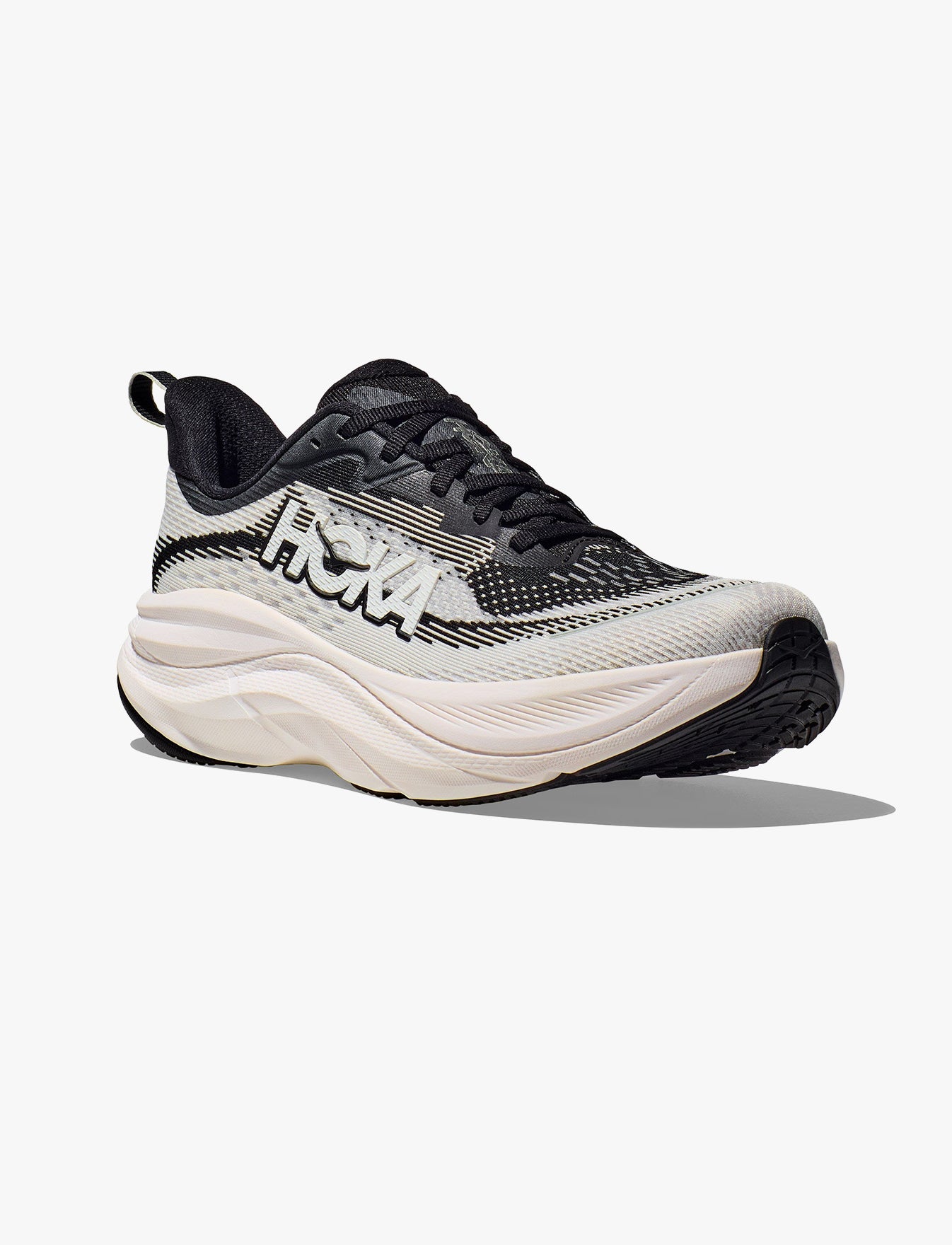 Hoka Skyflow - נעלי ספורט נשים הוקה סקייפלו רחבות שחור/לבן