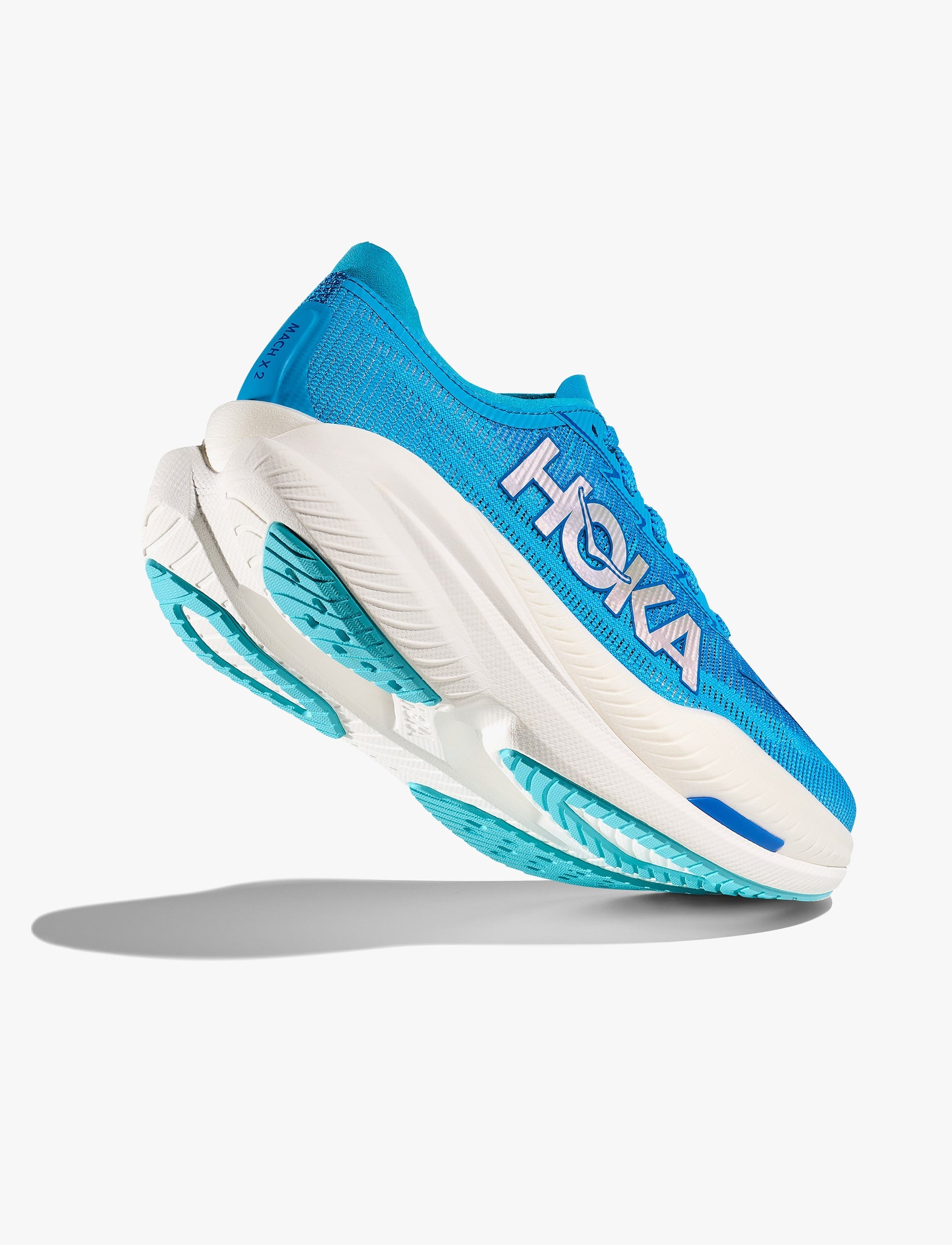 HOKA MACH X 2 - נעלי ספורט לגברים הוקה מאך X 2 בצבע כחול סקיי/קובלט חשמל