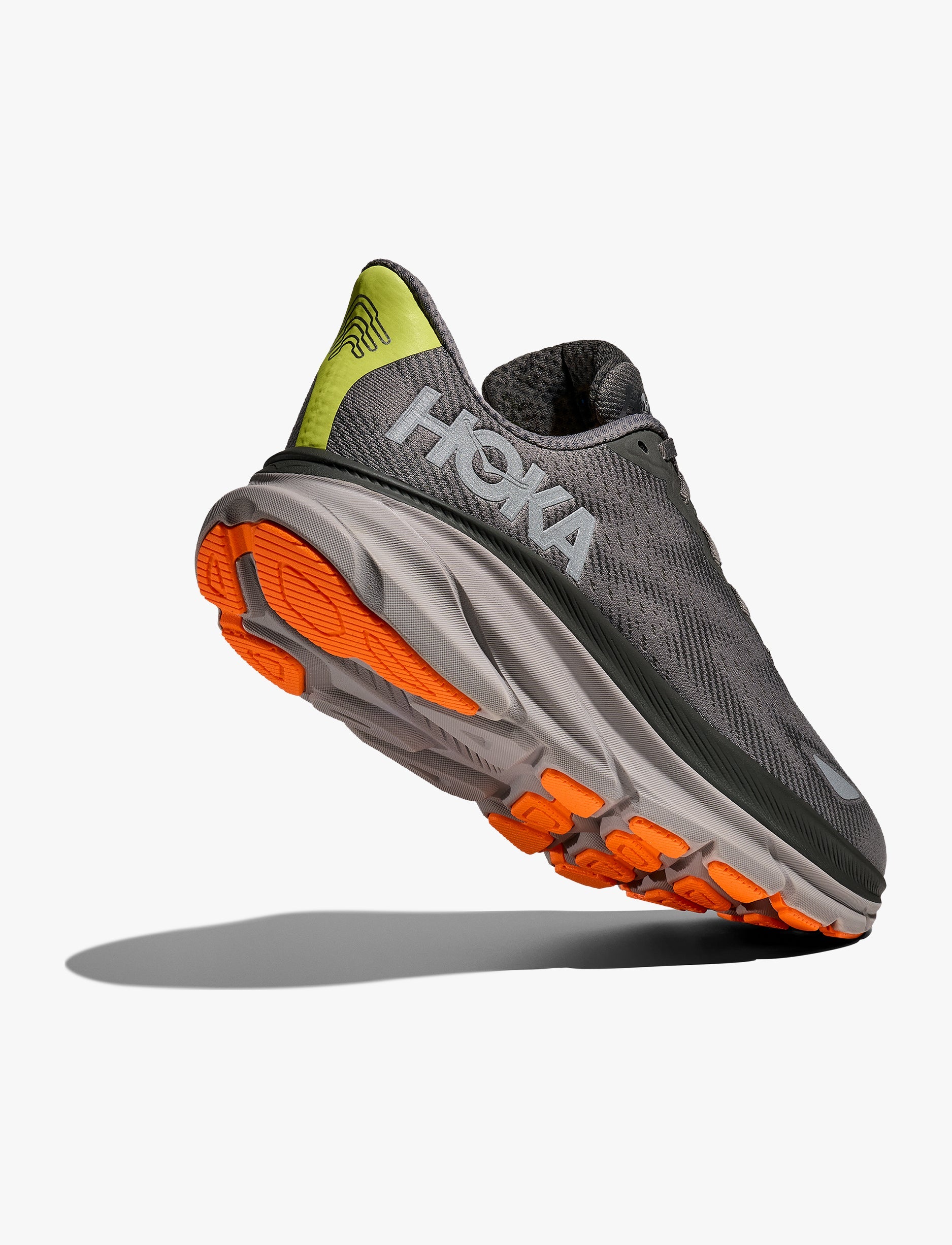 HOKA CLIFTON 9 GTX - נעלי ספורט קליפטון 9 גורטקס לגברים בצבע אפור אספלט/אפור חצץ