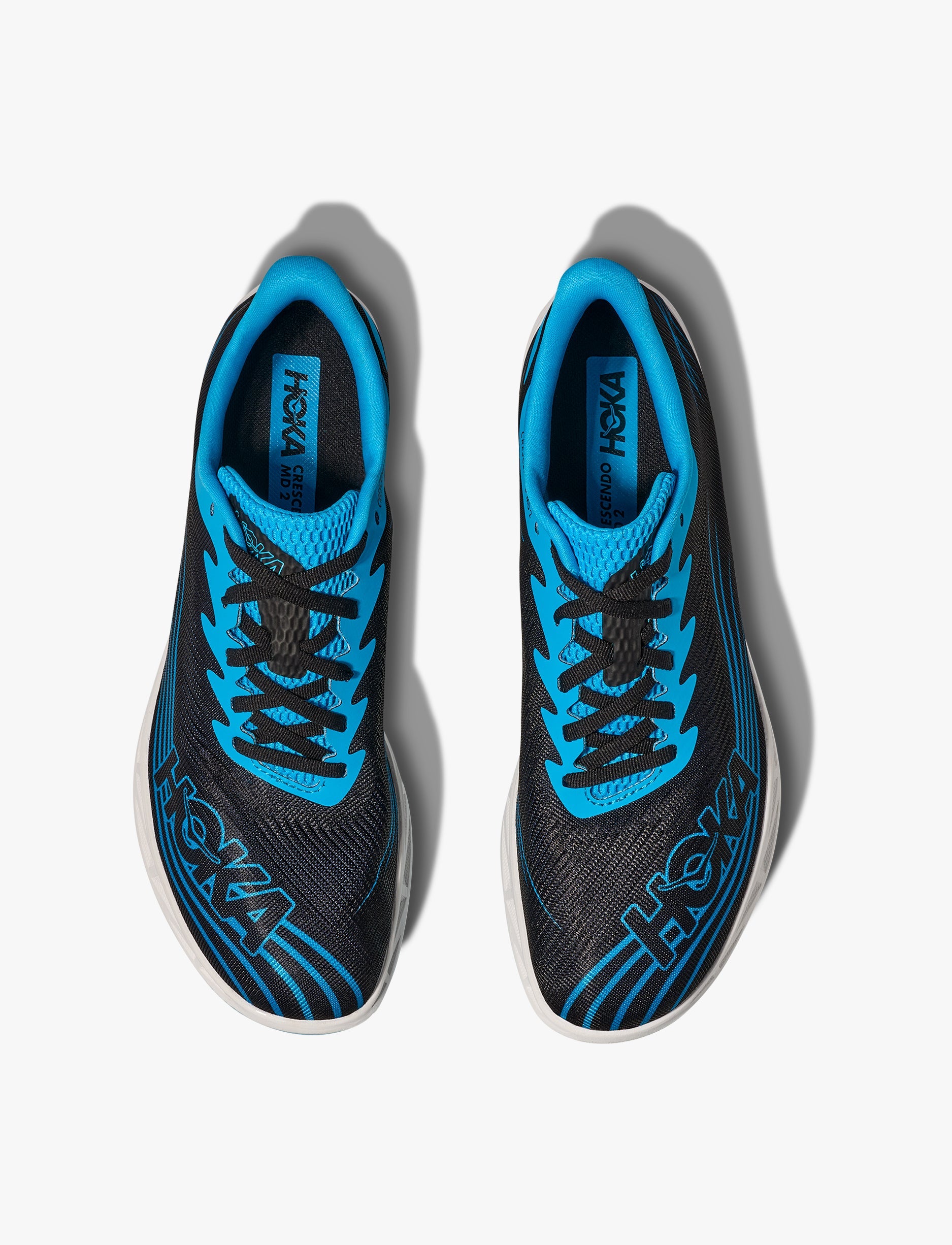 HOKA CRESCENDO U MD 2 - נעלי הוקה קרשנדו MD 2 בצבע שחור/כחול סקיי