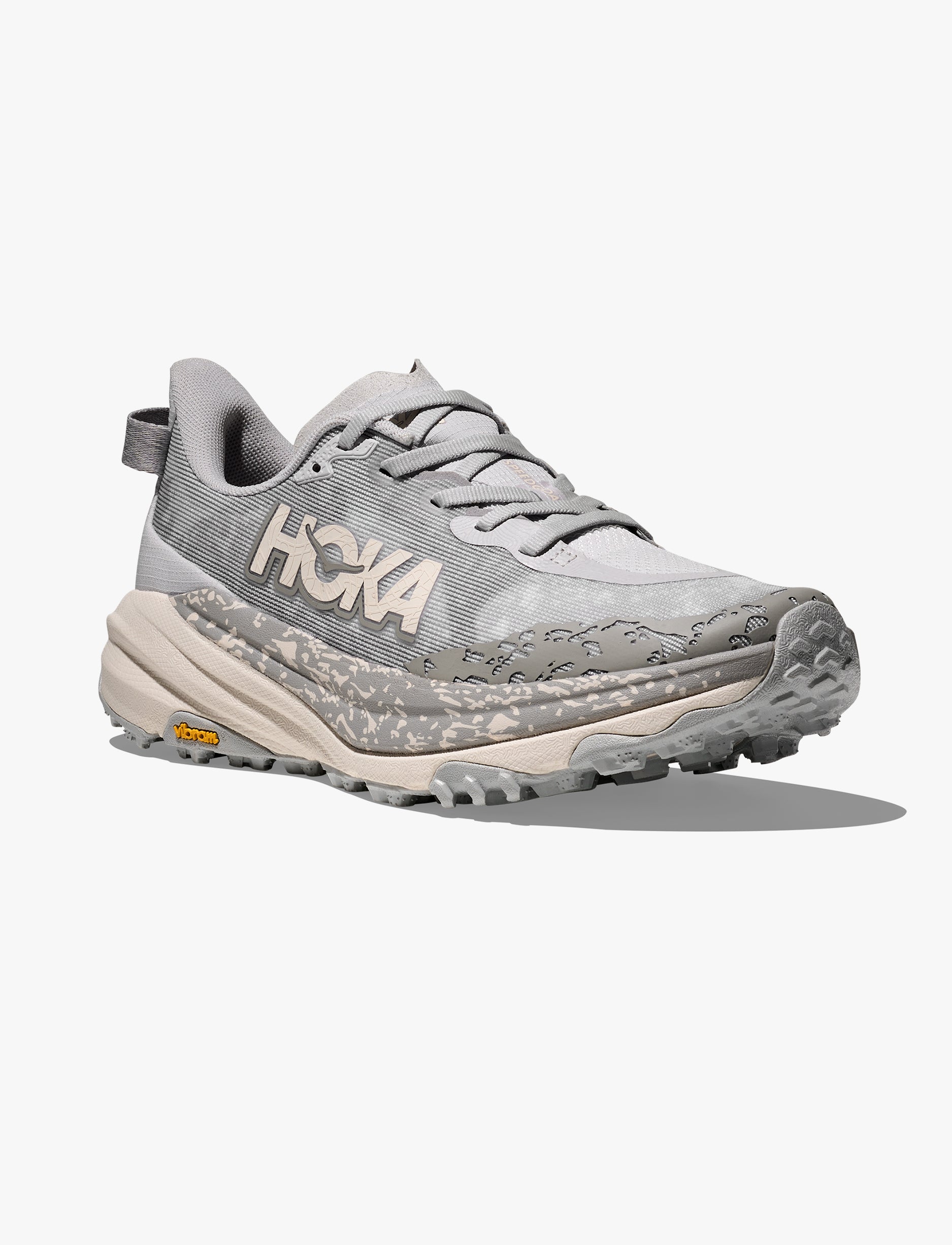 HOKA SPEEDGOAT 6 - נעלי ספורט לנשים ספידגוט 6 בצבע אפור/אלבסטר