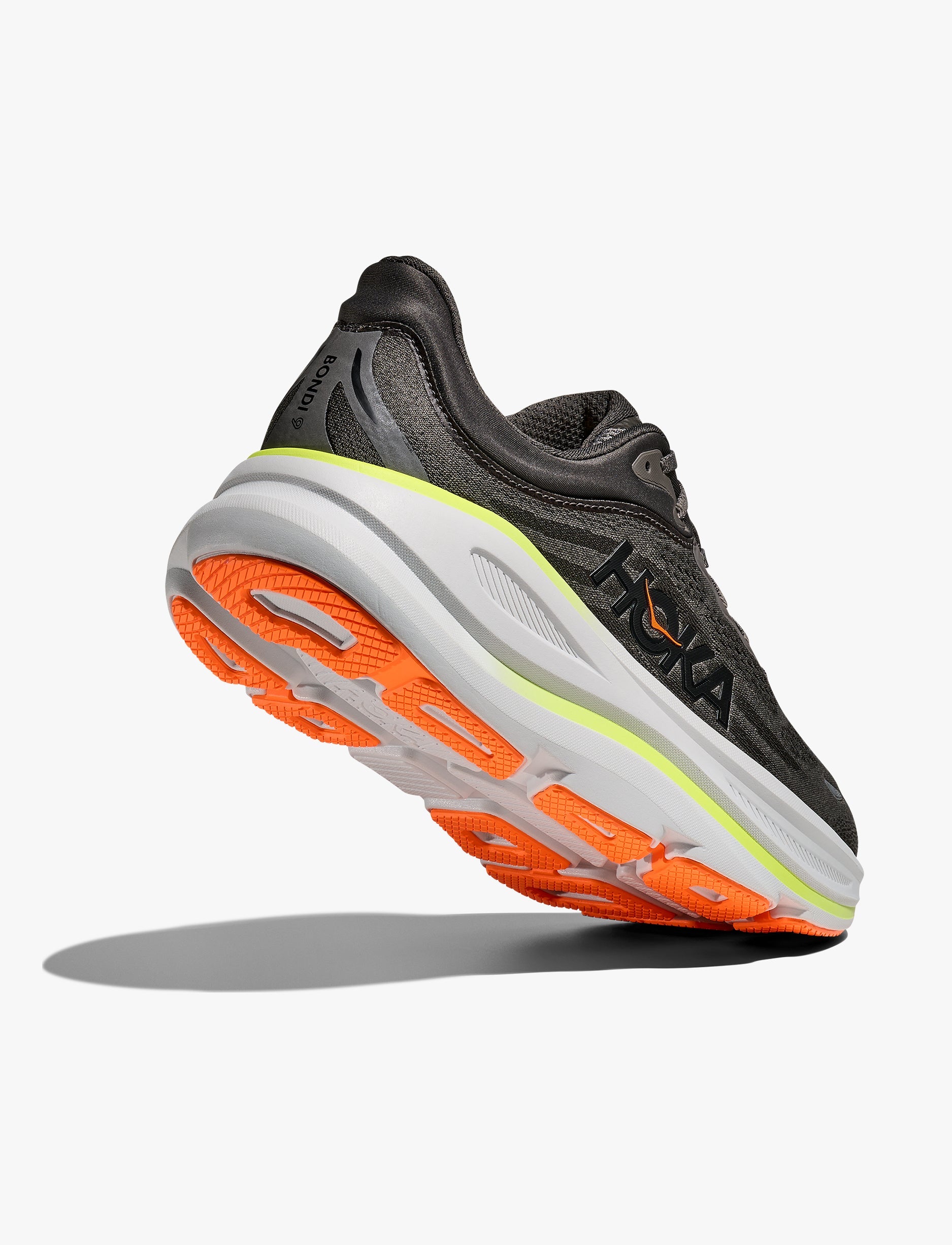 HOKA BONDI 9 - נעלי ספורט לגבר בונדי 9 בצבע אפור אספלט/אפור חצץ