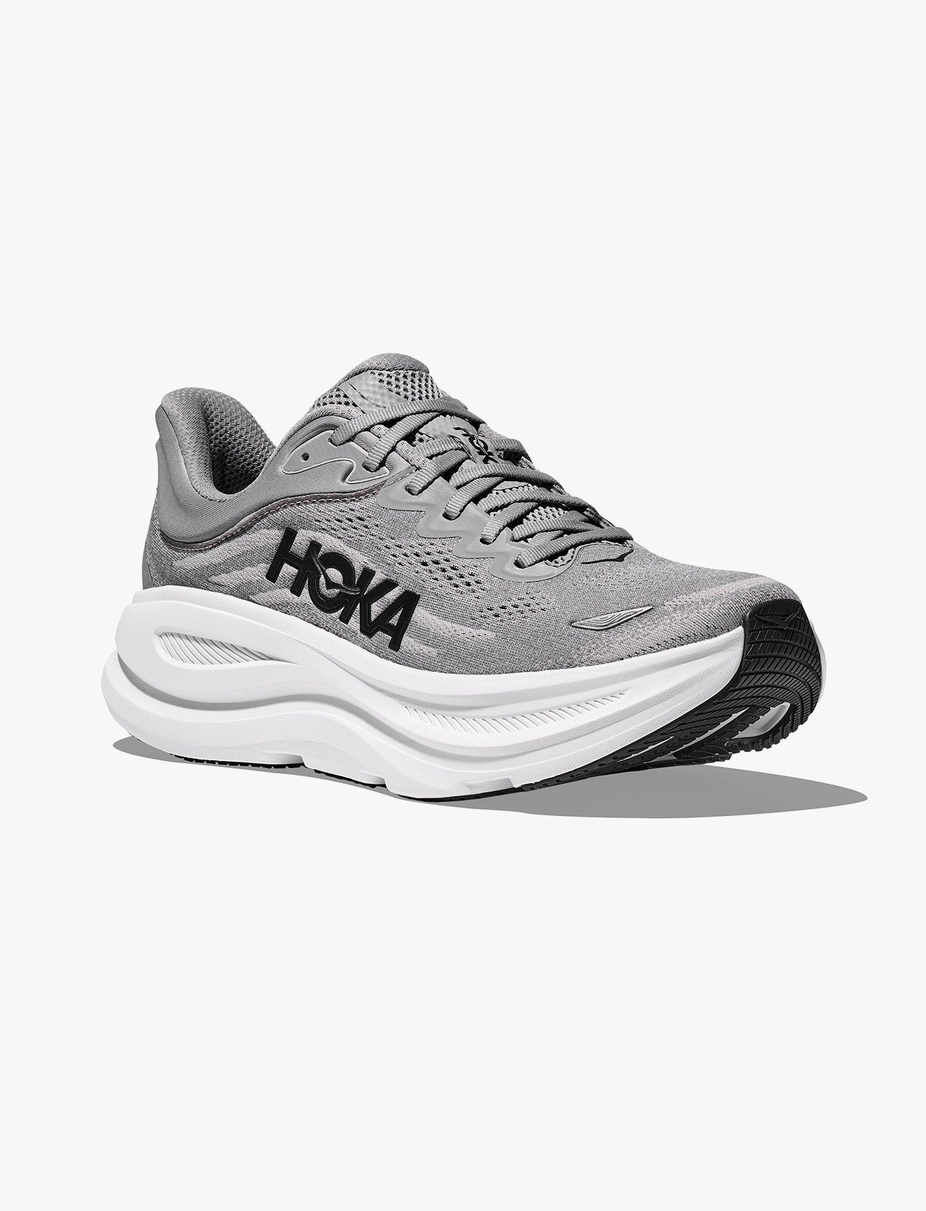 HOKA BONDI 9 - נעלי ספורט לגבר בונדי 9 בצבע אפור/אפור כוכב