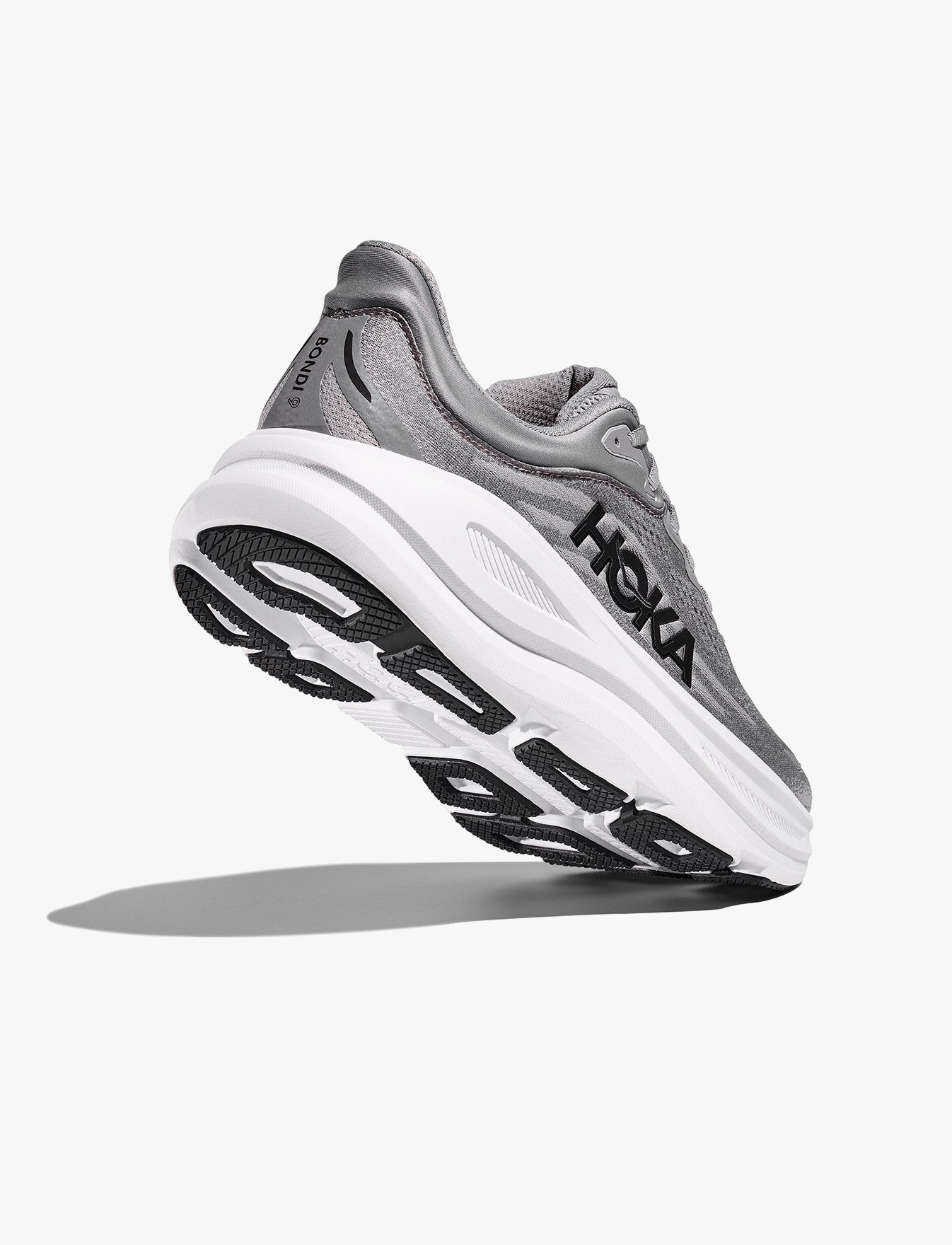 HOKA BONDI 9 - נעלי ספורט לגבר בונדי 9 בצבע אפור/אפור כוכב