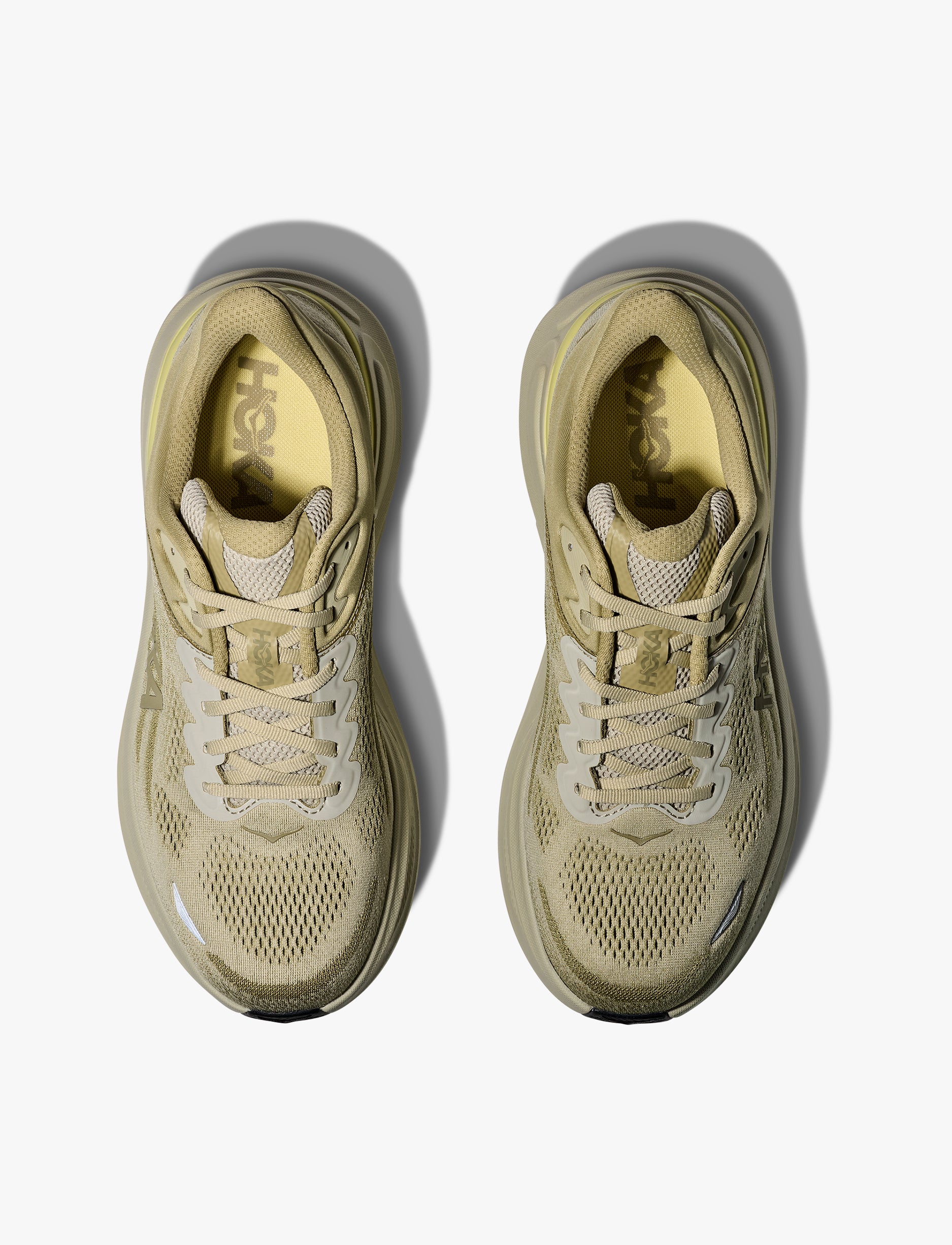 HOKA BONDI 9 - נעלי ספורט לגבר בונדי 9 בצבע ירקרק/משרום