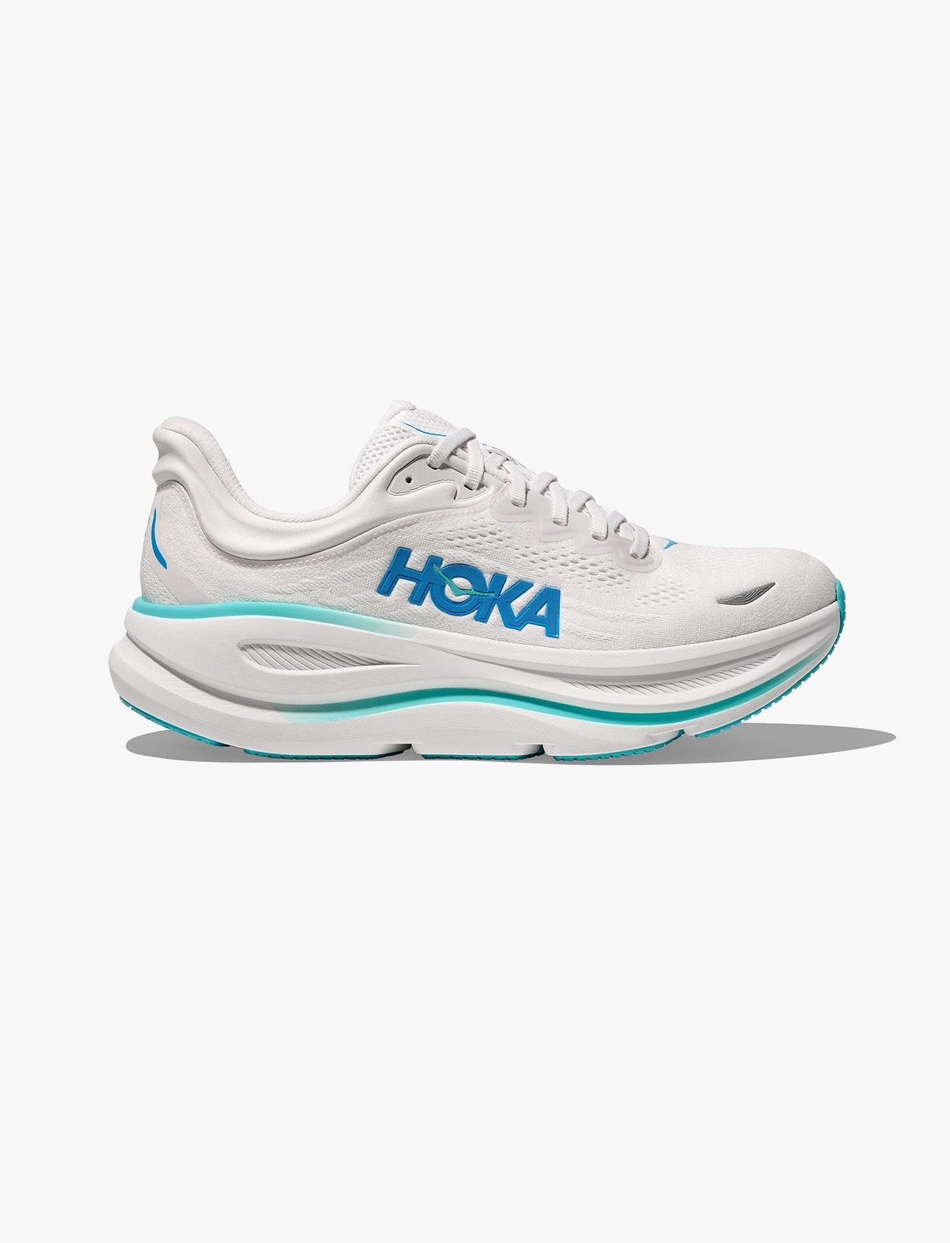 HOKA BONDI 9 - נעלי ספורט לגבר בונדי 9 בצבע לבן/כחול הוקה