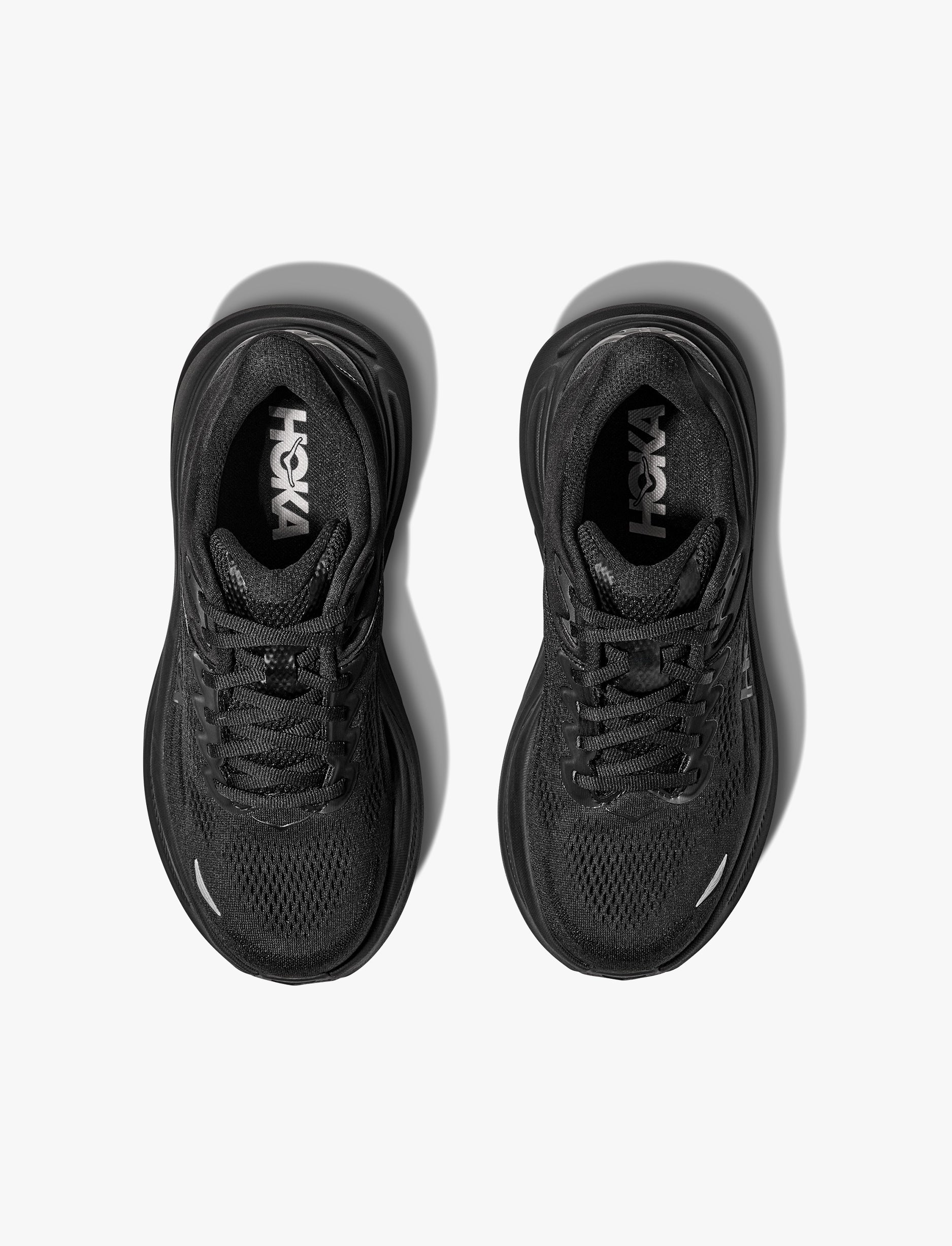 HOKA BONDI WIDE 9 - נעלי ספורט גברים בונדי 9 רחבות בצבע שחור/שחור