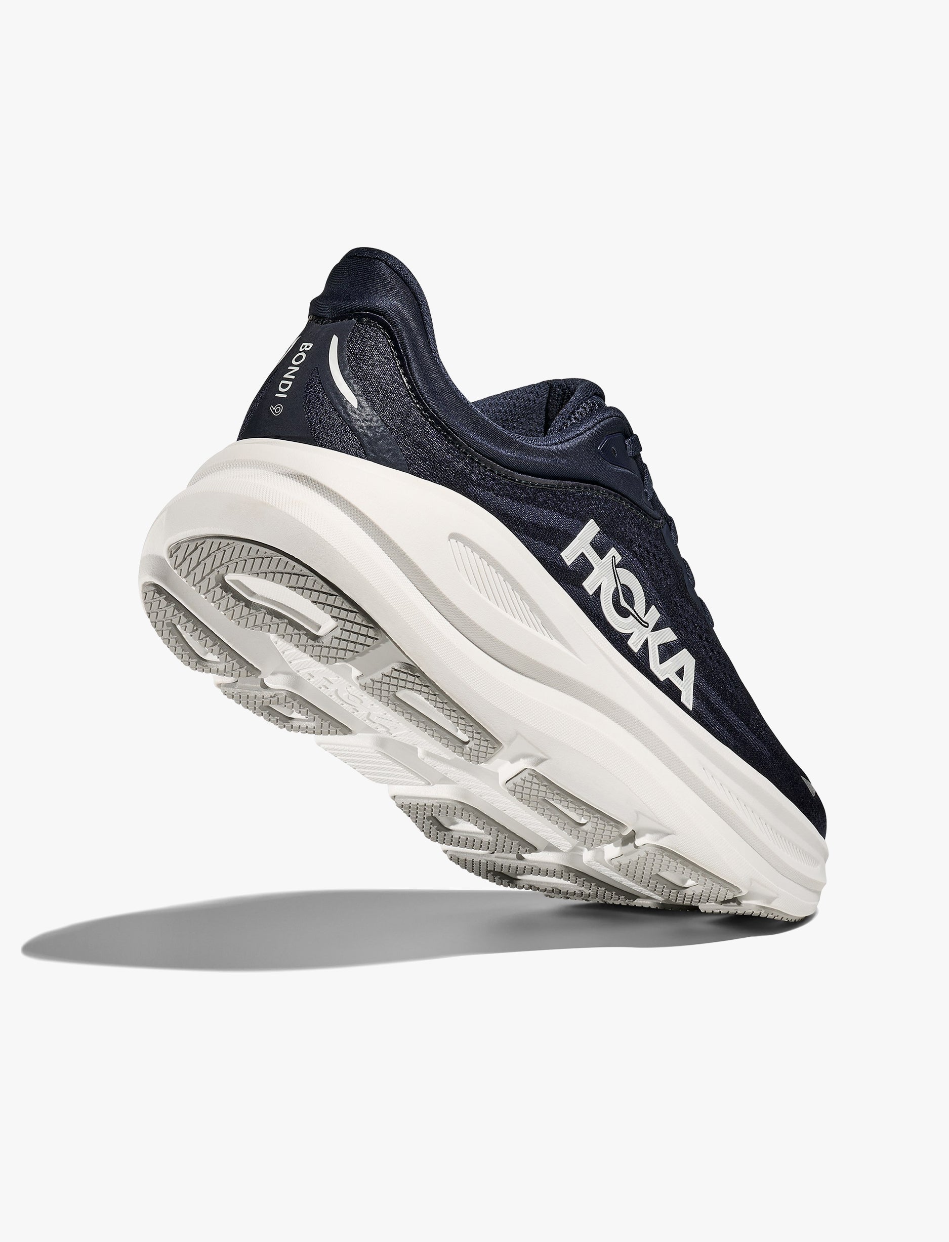 HOKA BONDI WIDE 9 - נעלי ספורט גברים בונדי 9 רחבות בצבע נייבי/לבן