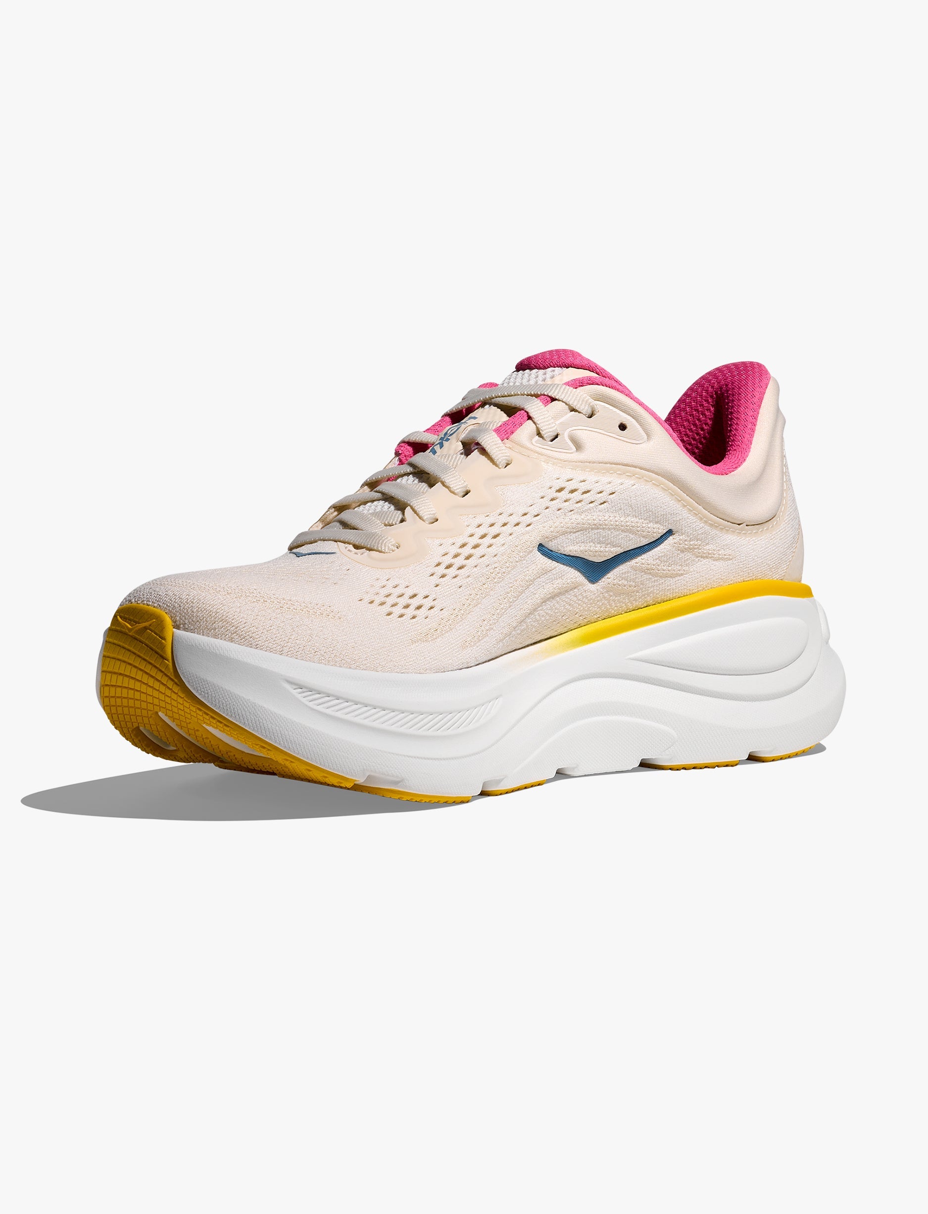 HOKA BONDI WIDE 9 - נעלי ספורט לנשים בונדי 9 רחבות בצבע אלבסטר/ליבנה