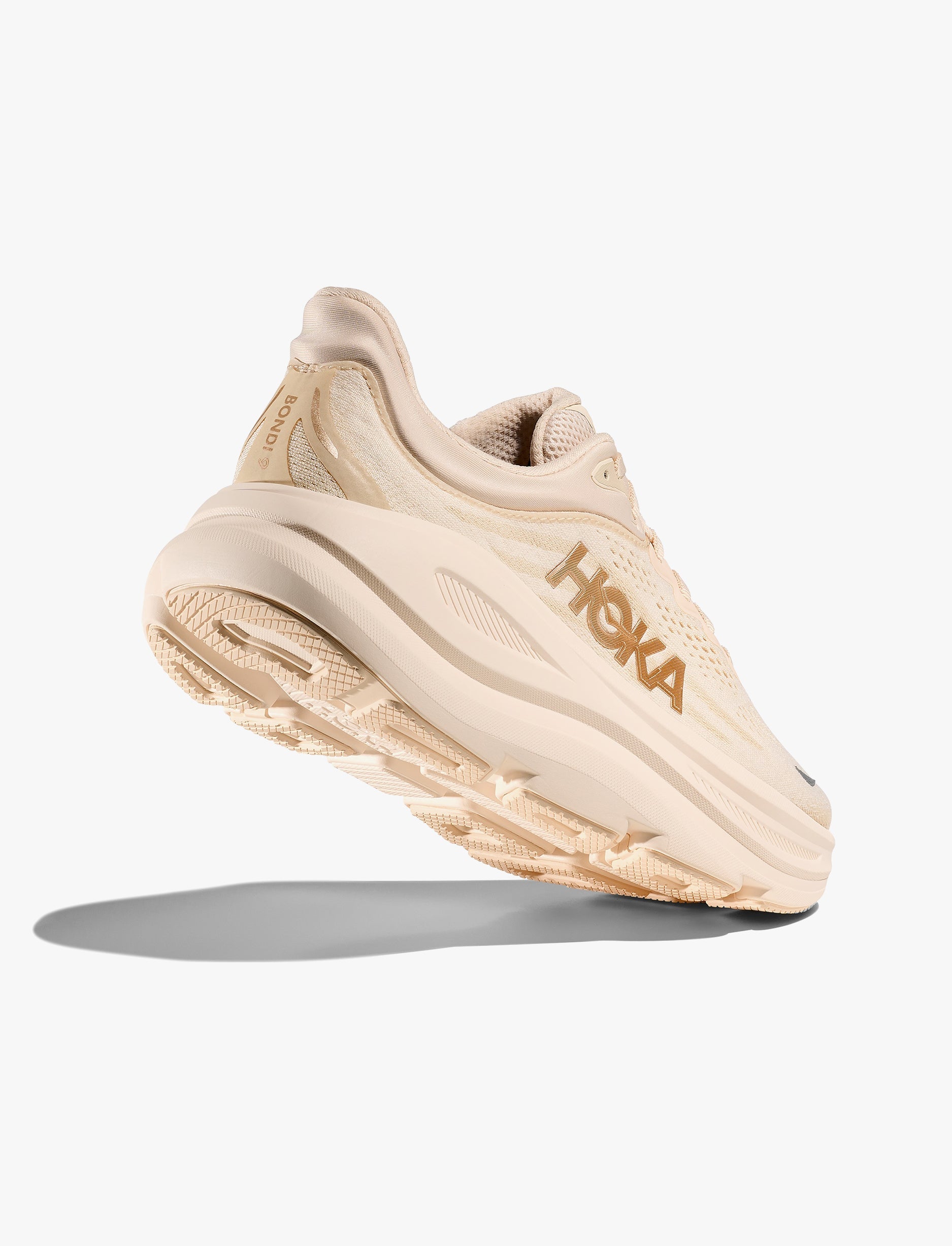 HOKA BONDI WIDE 9 - נעלי ספורט לנשים בונדי 9 רחבות בצבע וניל