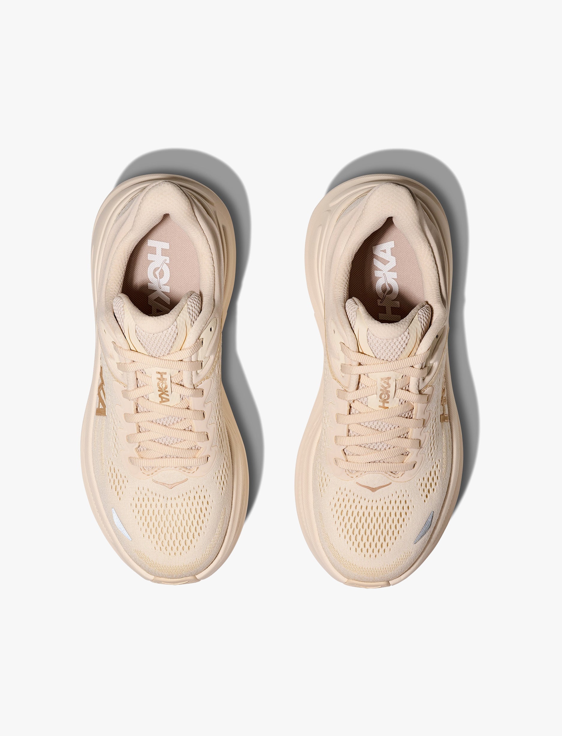 HOKA BONDI WIDE 9 - נעלי ספורט לנשים בונדי 9 רחבות בצבע וניל