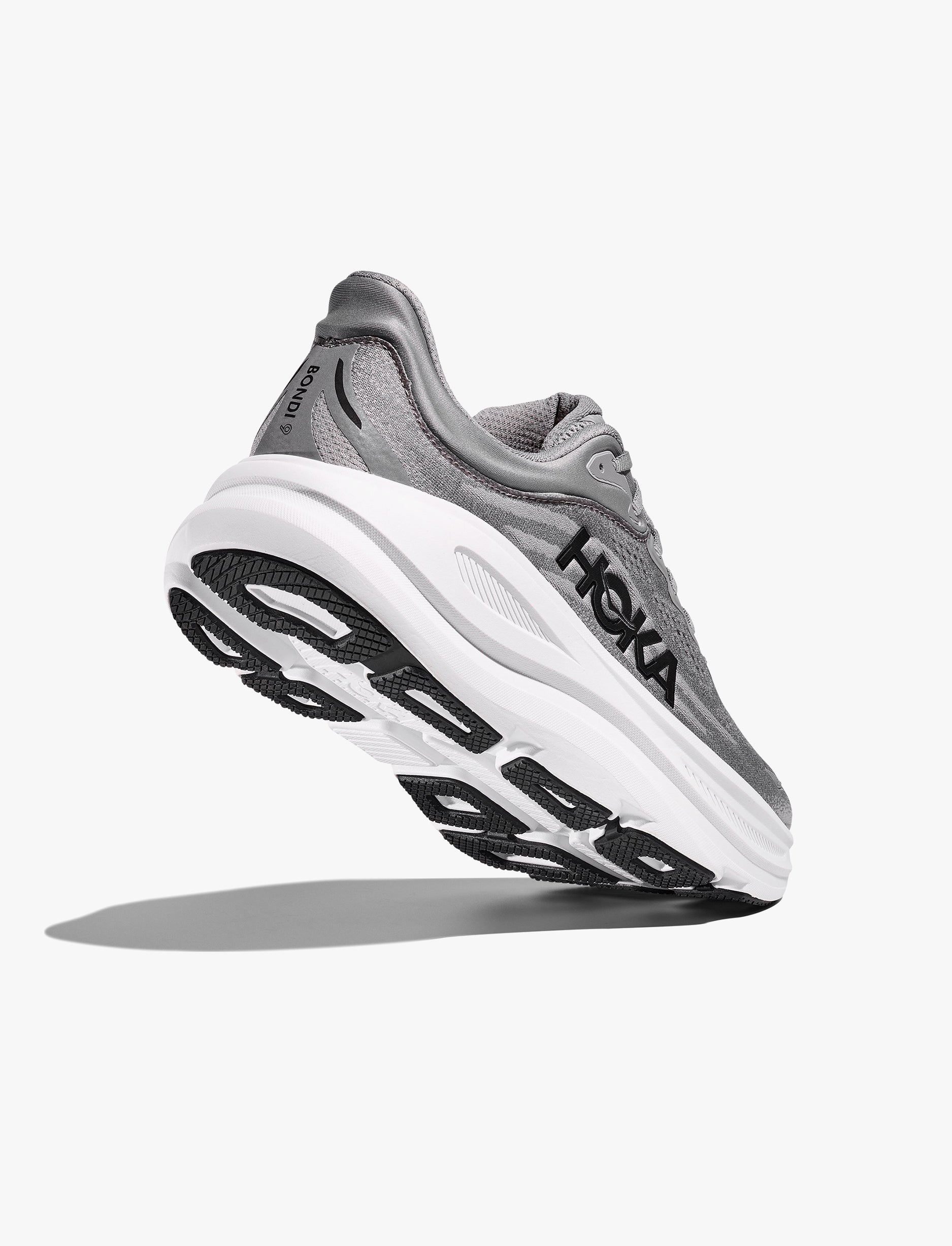 BONDI 9 X-WIDE - נעלי ספורט לגברים בונדי 9 אקסטרה רחבות בצבע אפור