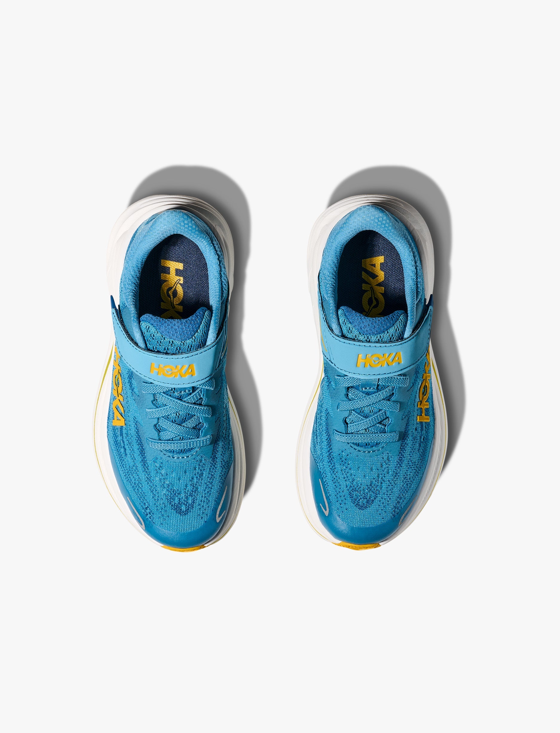 HOKA CLIFTON 10 LITTLE KIDS - נעלי ספורט ילדים הוקה קליפטון 10 בצבע כחול אלפיני/לילה ערפל