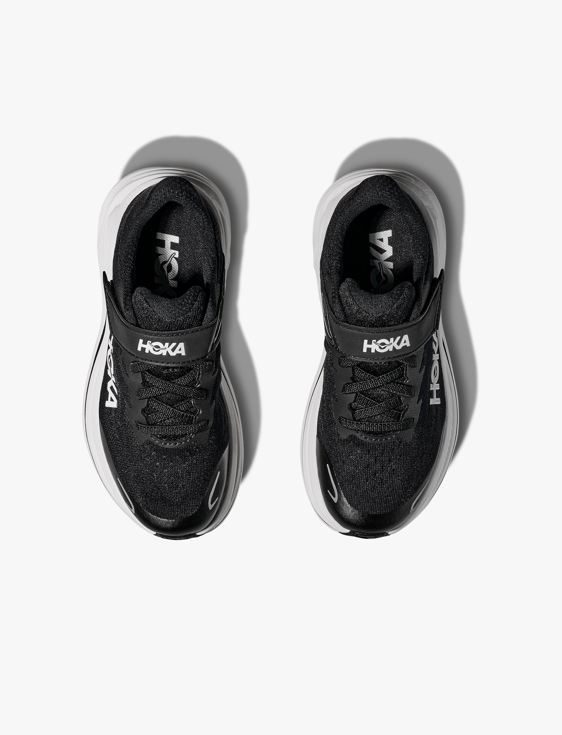 HOKA CLIFTON 10 LITTLE KIDS - נעלי ספורט ילדים הוקה קליפטון 10 בצבע שחור/לבן