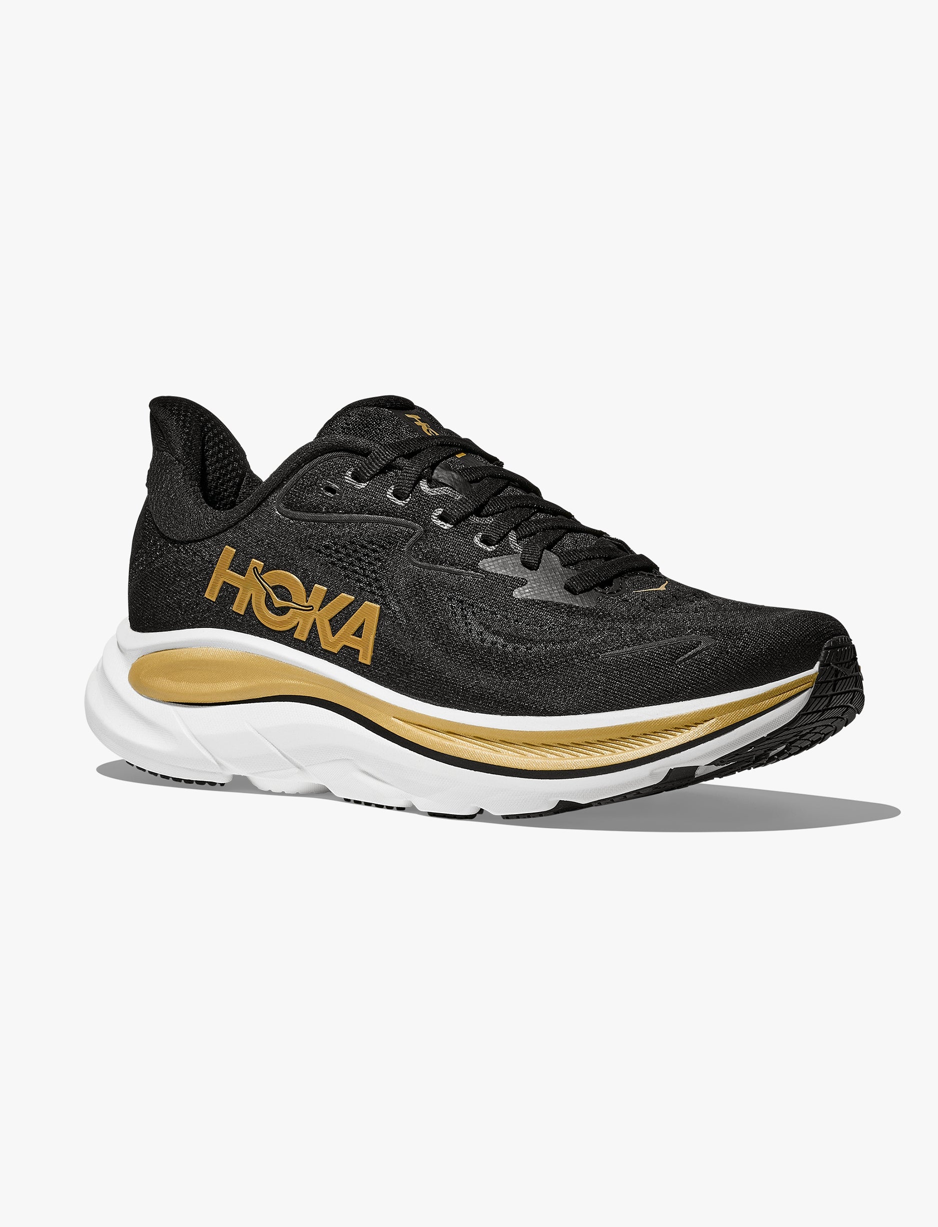 HOKA CLIFTON 10 - נעלי ספורט גברים הוקה קליפטון 10 בצבע שחור/זהב