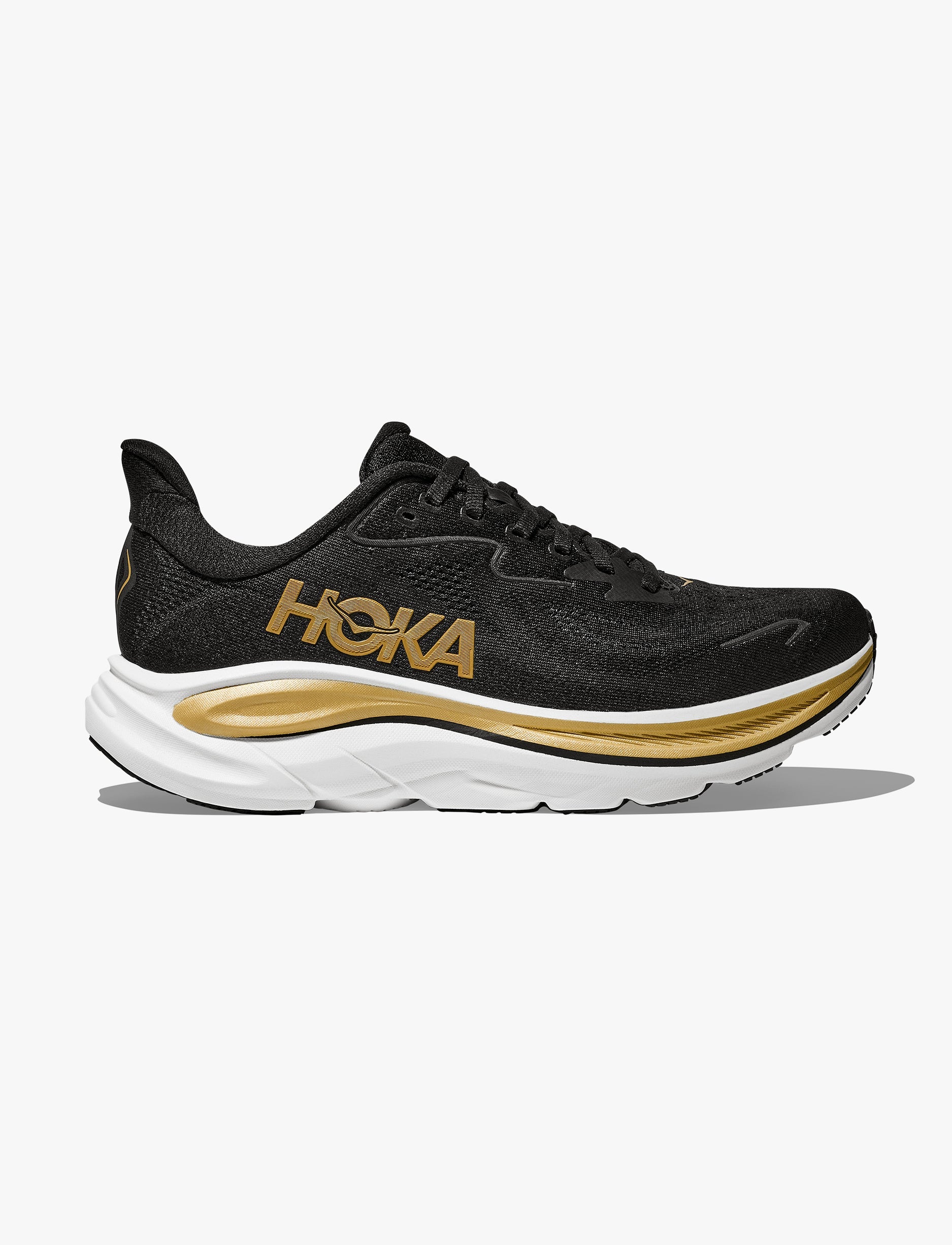 HOKA CLIFTON 10 - נעלי ספורט גברים הוקה קליפטון 10 בצבע שחור/זהב