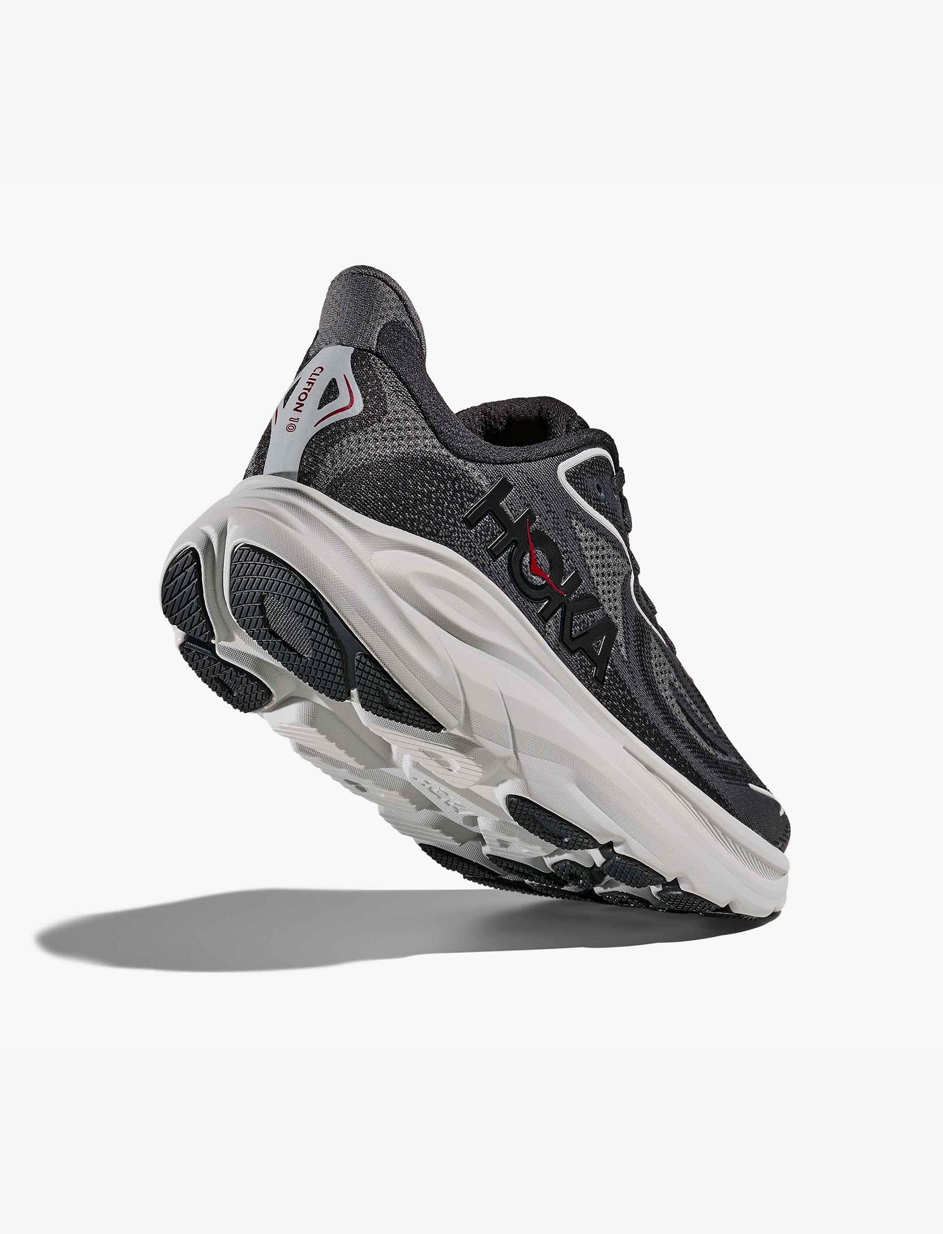 HOKA CLIFTON 10 - נעלי ספורט גברים הוקה קליפטון 10 בצבע שחור קרבון/אפור לווי