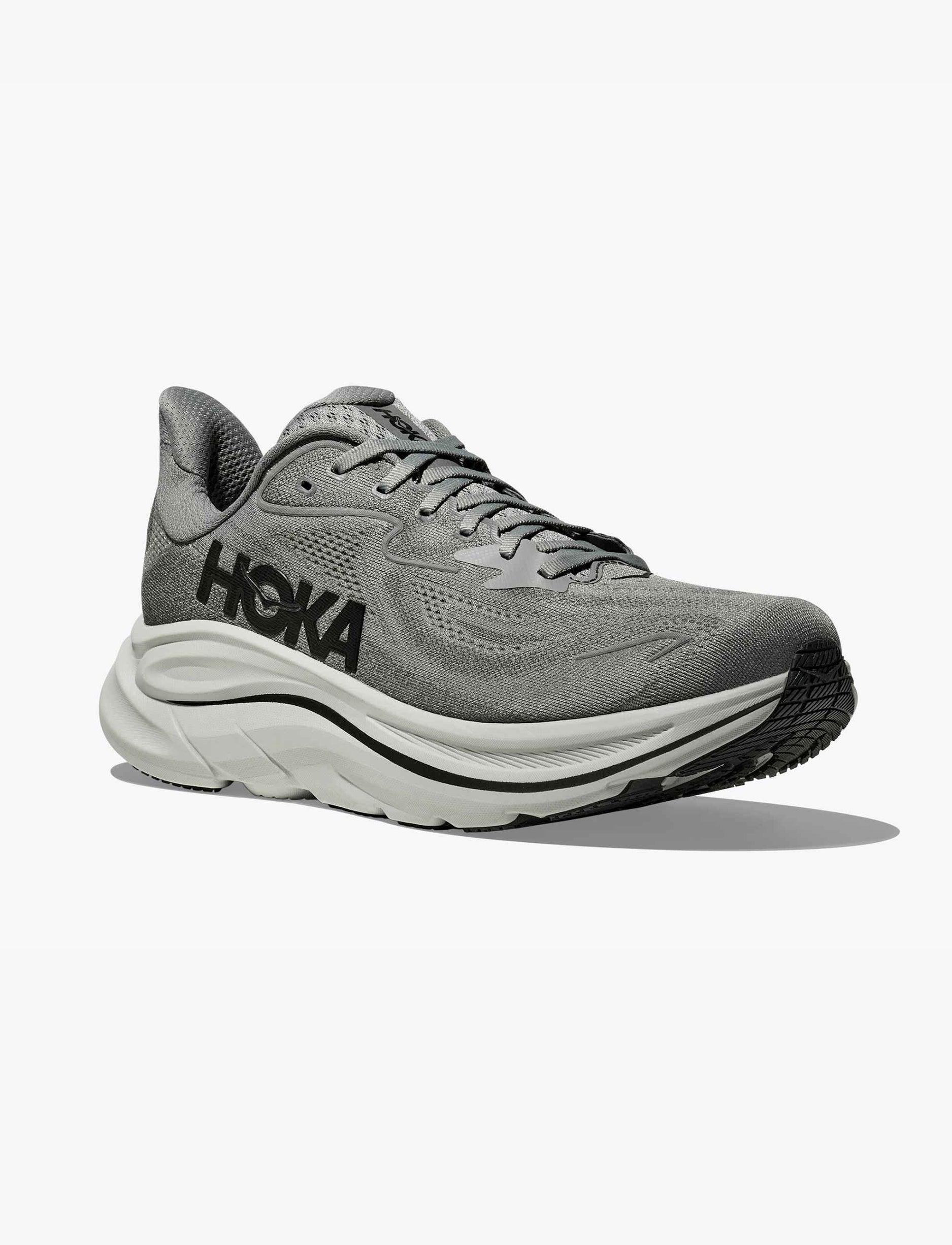 HOKA CLIFTON 10 - נעלי ספורט גברים הוקה קליפטון 10 בצבע אפור גלקטי / אסטרואי