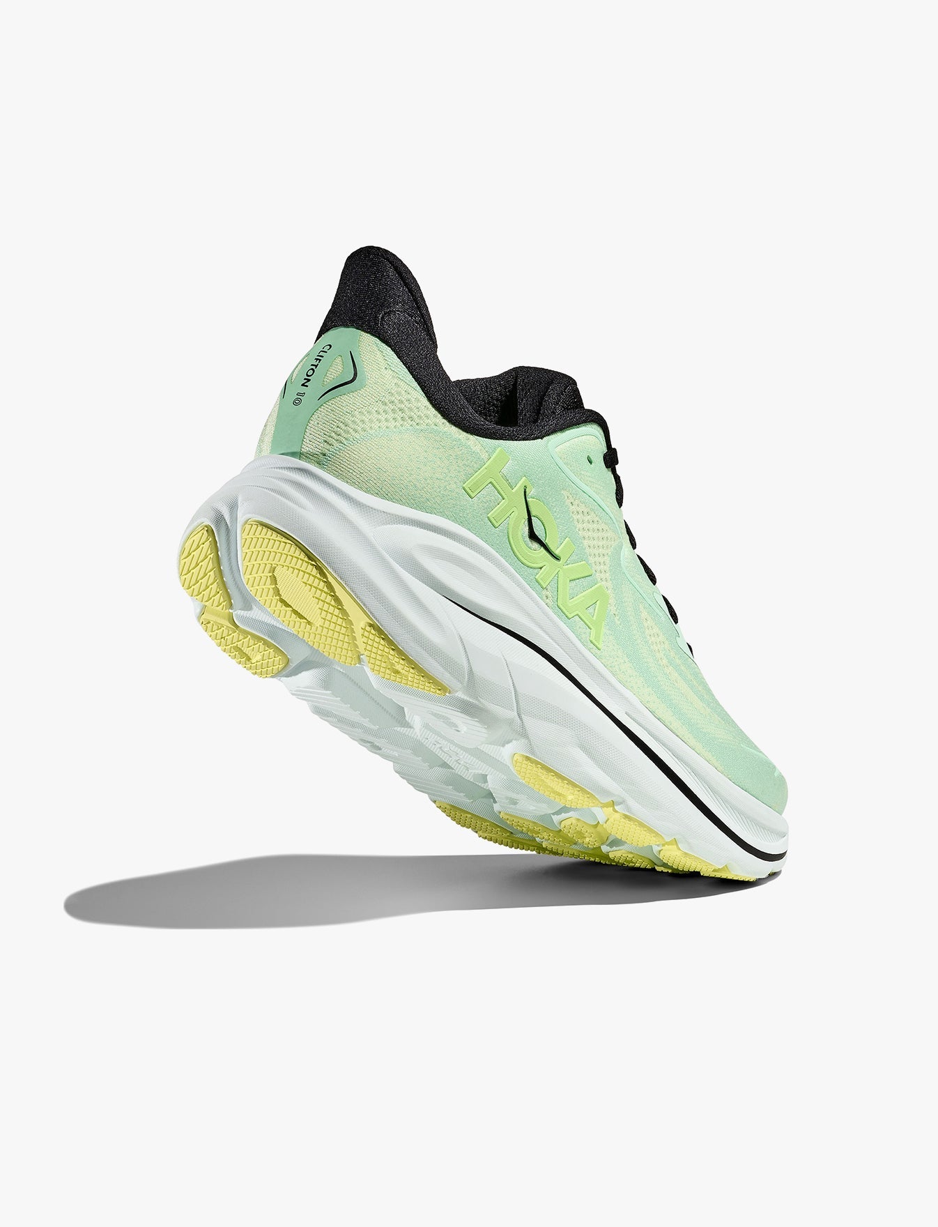 HOKA CLIFTON 10 - נעלי ספורט גברים הוקה קליפטון 10 בצבע מנטה/לבן מלוכלך