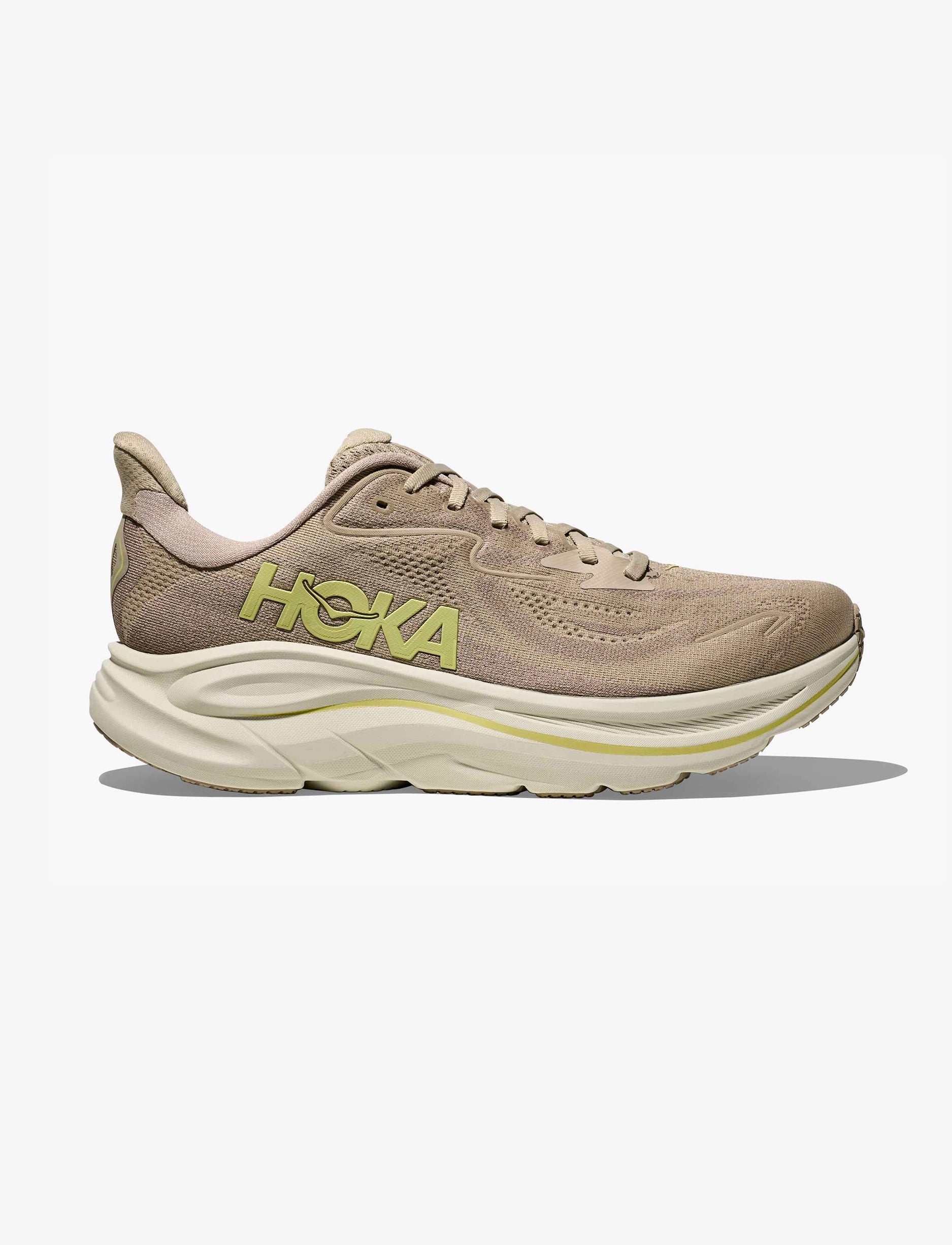 HOKA CLIFTON 10 - נעלי ספורט גברים הוקה קליפטון 10 בצבע פשתן/אבן