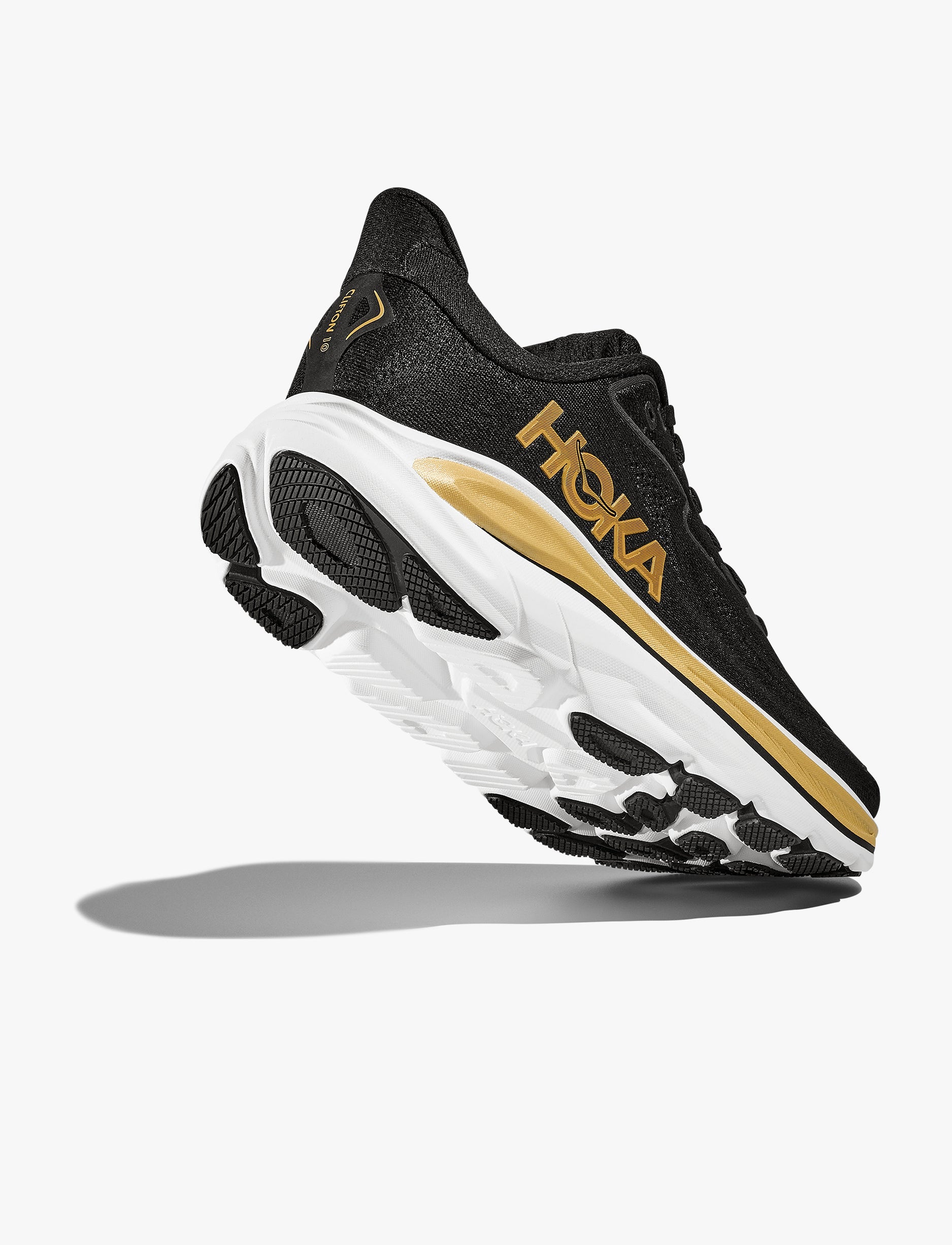HOKA CLIFTON 10 - נעלי ספורט נשים הוקה קליפטון 10 בצבע שחור/זהב