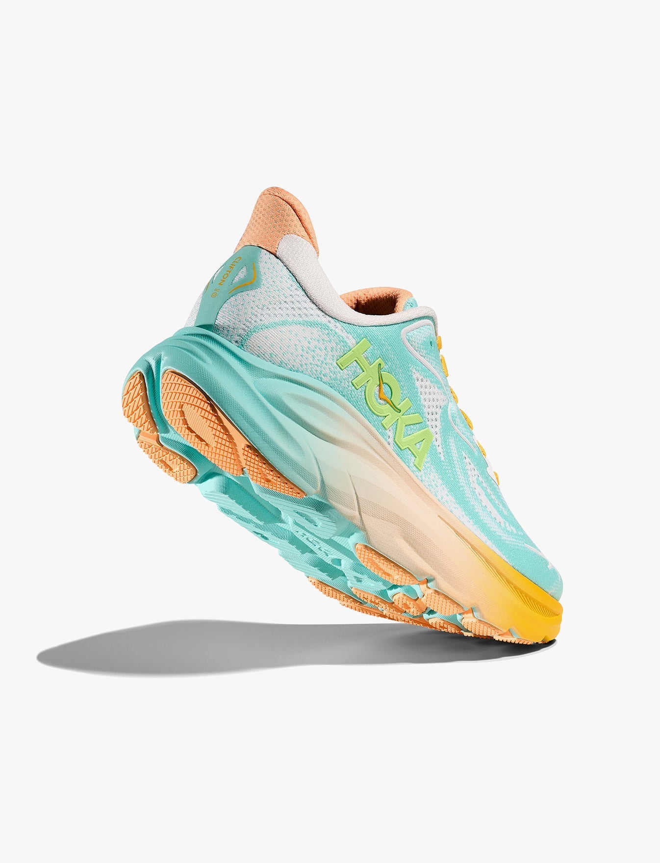 HOKA CLIFTON 10 - נעלי ספורט נשים הוקה קליפטון 10 בצבע כחול מנצנץ/לבן