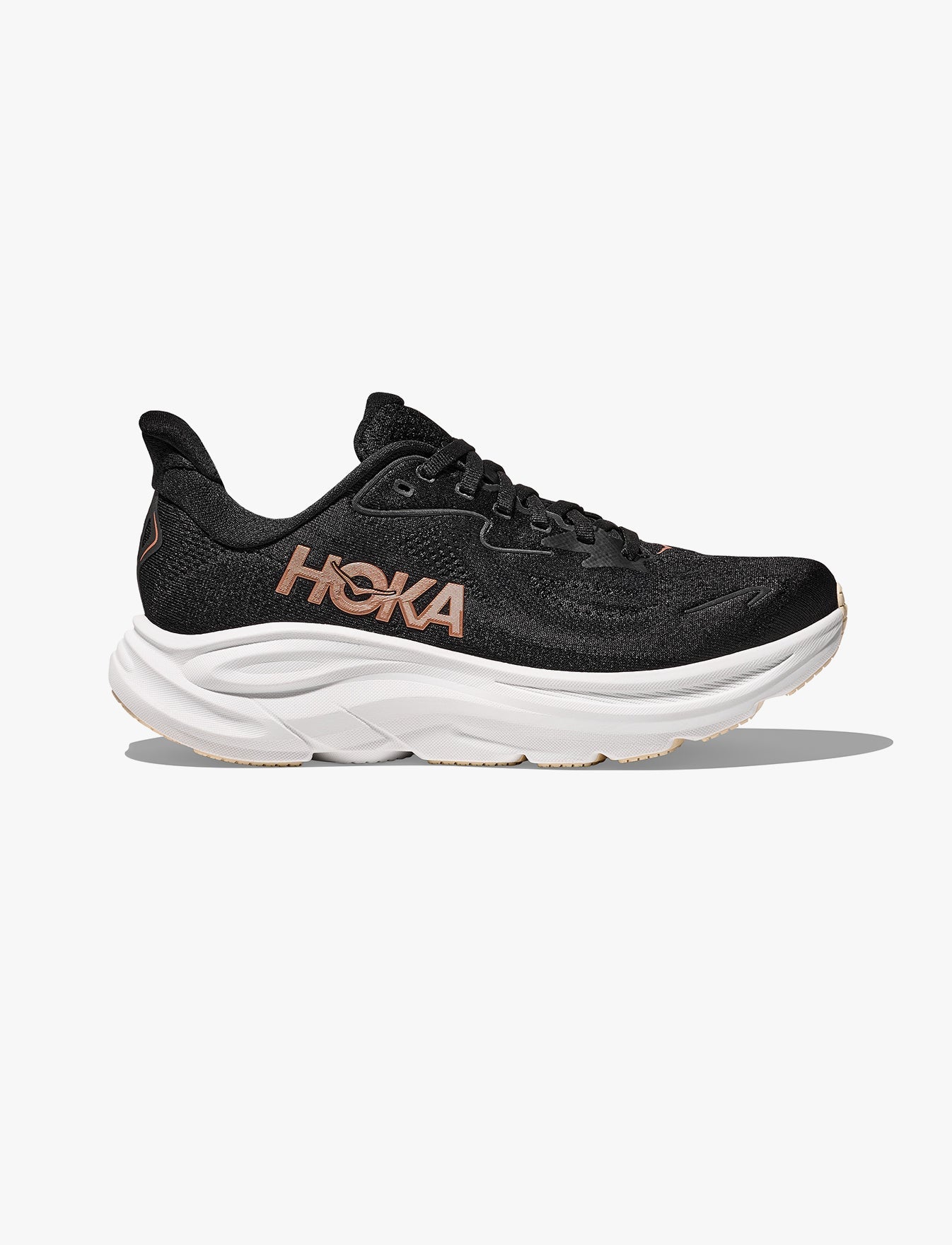 HOKA CLIFTON 10 - נעלי ספורט נשים הוקה קליפטון 10 בצבע שחור/רוז זהב
