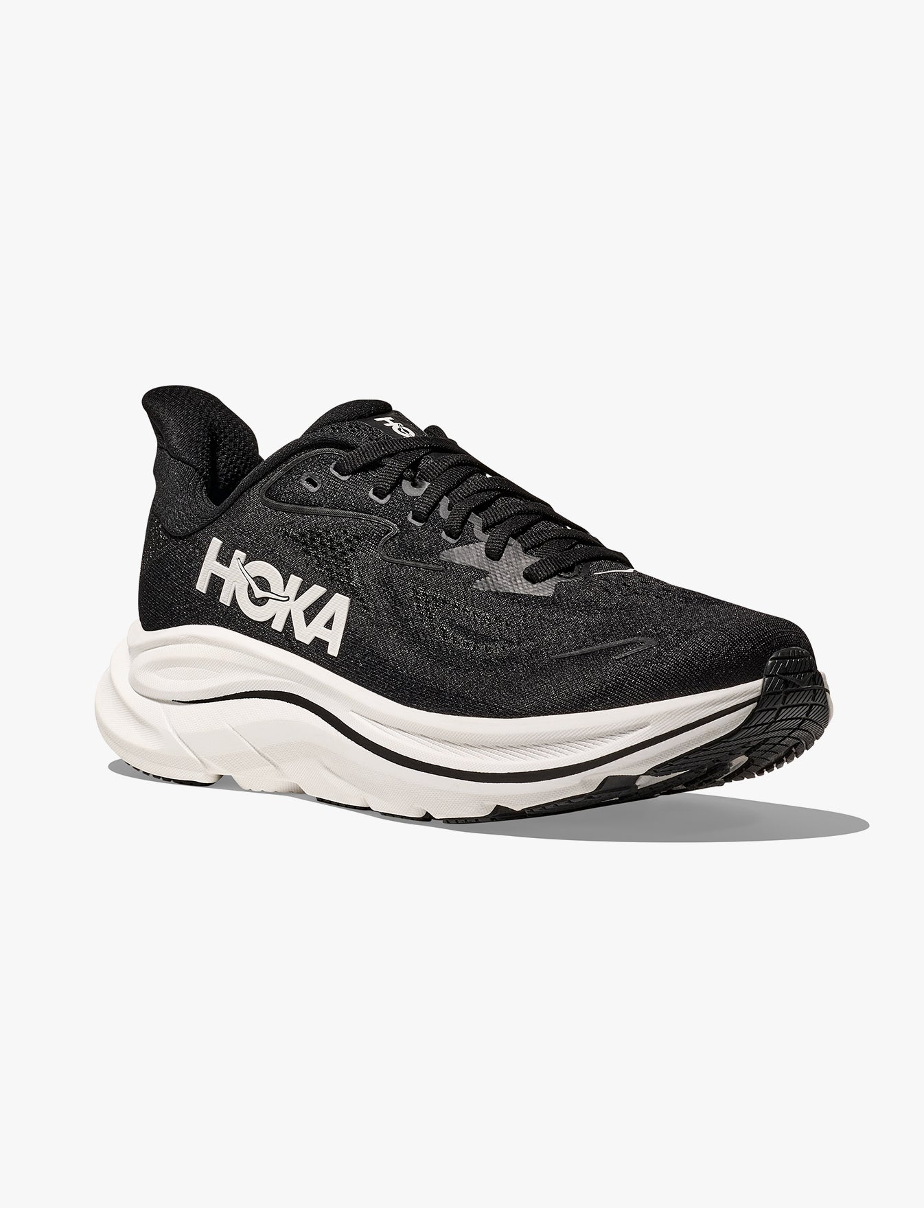 HOKA CLIFTON 10 -  נעלי ספורט נשים הוקה קליפטון 10 בצבע שחור/לבן