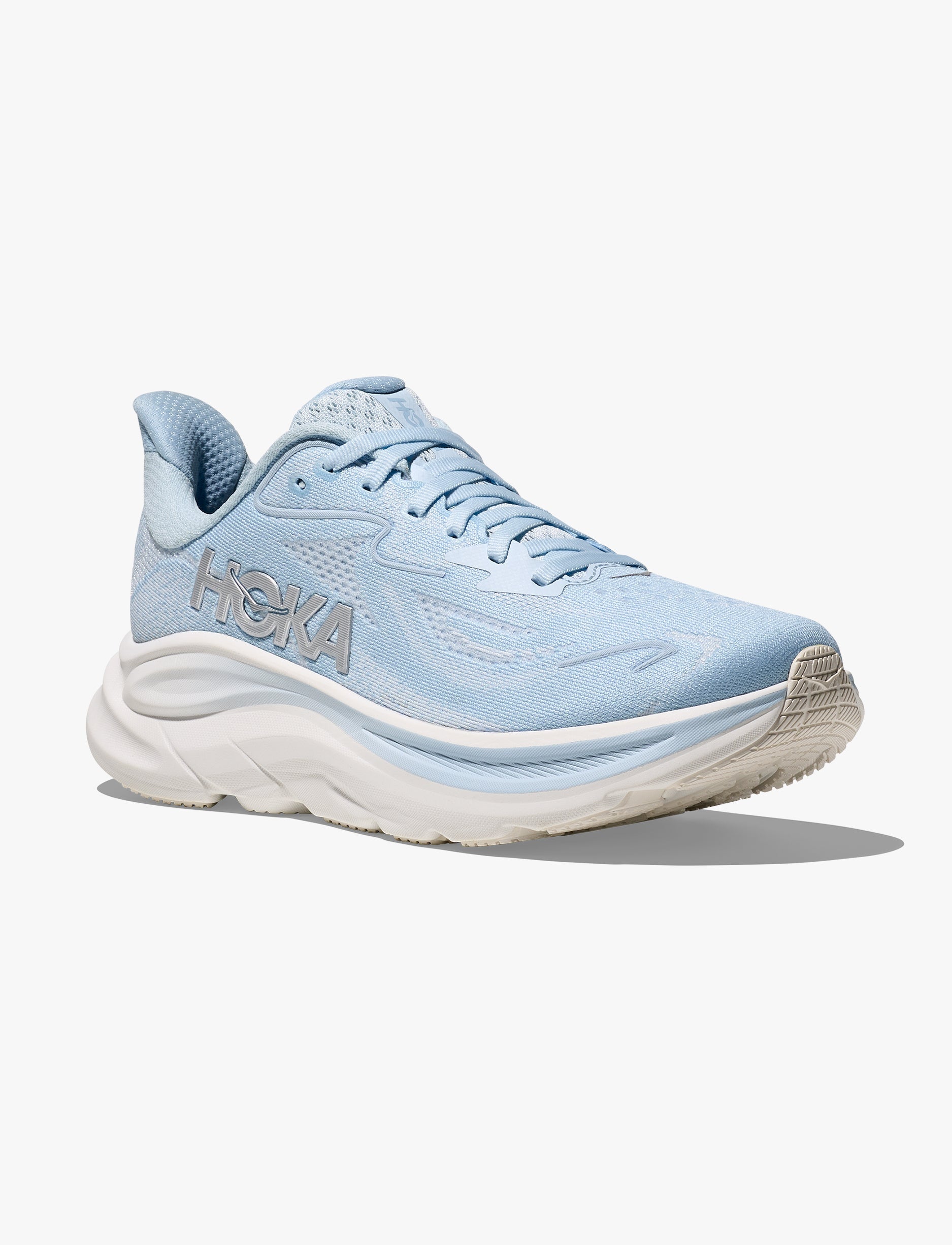 HOKA CLIFTON 10 -  נעלי ספורט נשים הוקה קליפטון 10 בצבע כחול קרחון/כסף