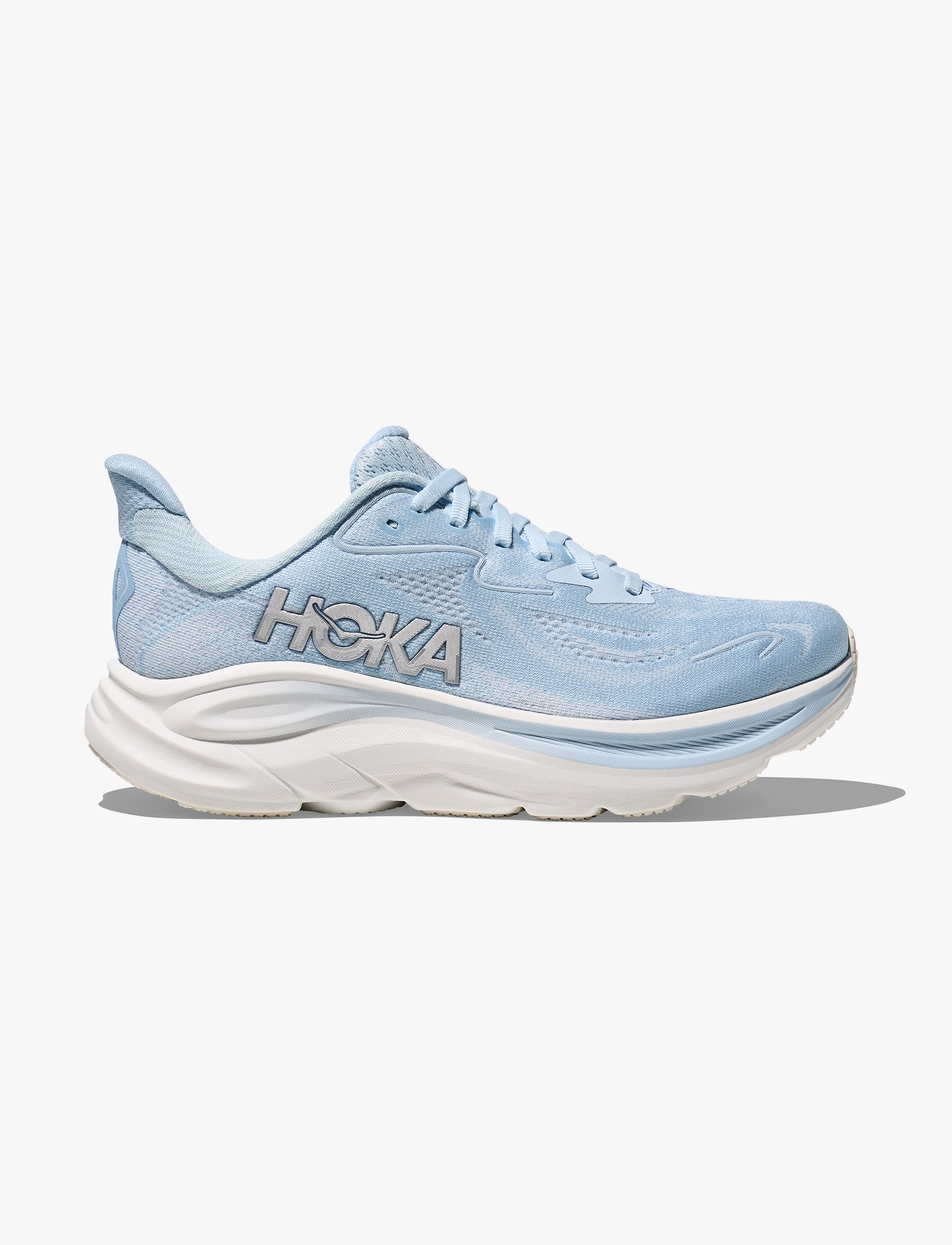 HOKA CLIFTON 10 -  נעלי ספורט נשים הוקה קליפטון 10 בצבע כחול קרחון/כסף