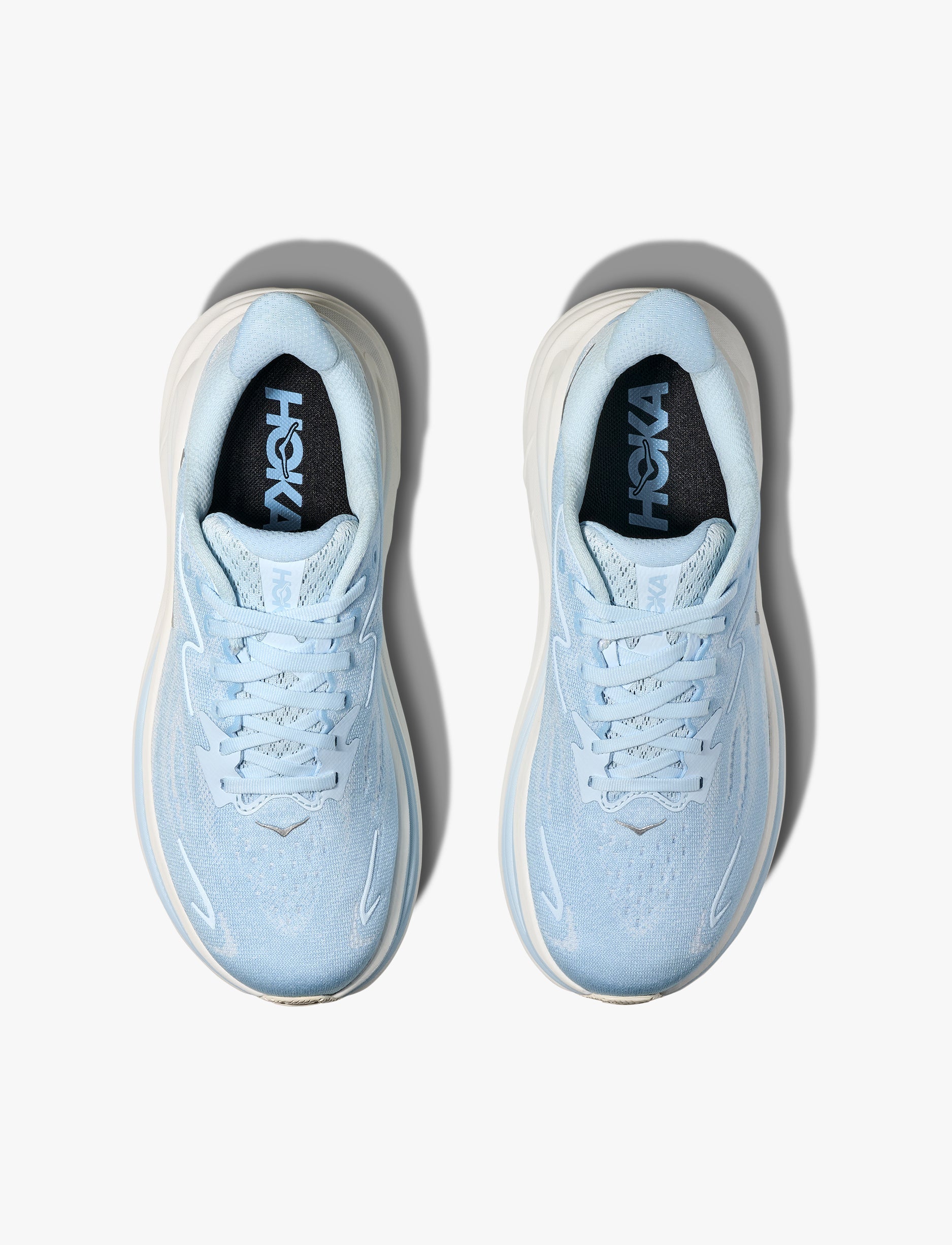 HOKA CLIFTON 10 -  נעלי ספורט נשים הוקה קליפטון 10 בצבע כחול קרחון/כסף