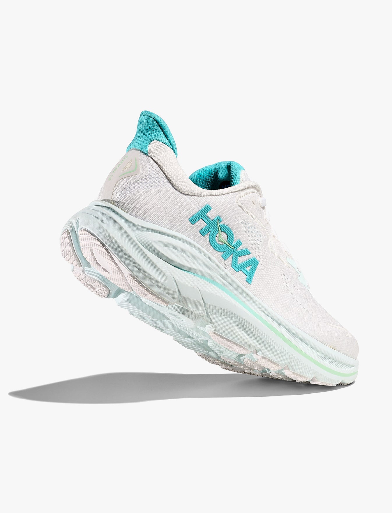 HOKA CLIFTON 10 -  נעלי ספורט נשים הוקה קליפטון 10 בצבע לבן/כחול סיאלו
