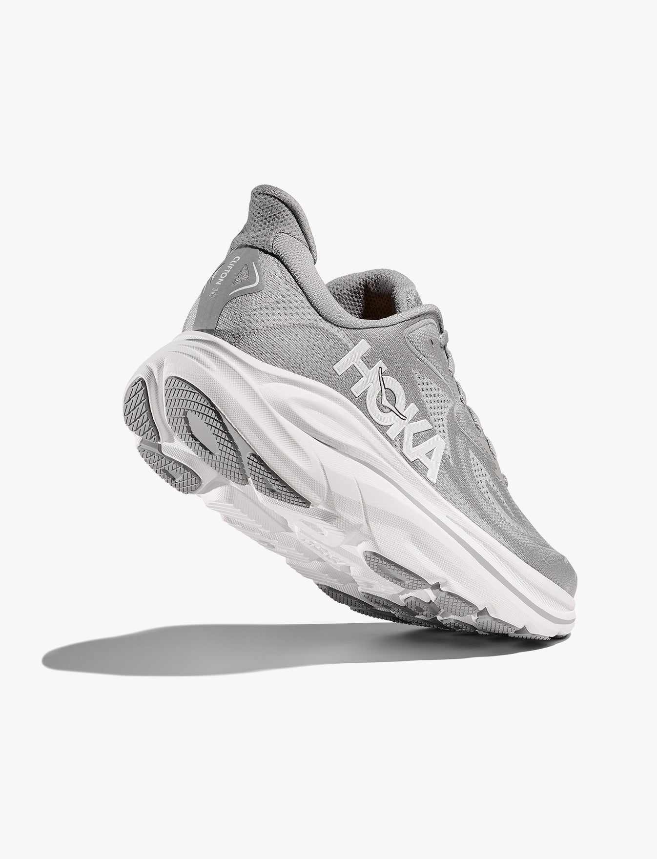 HOKA CLIFTON WIDE 10 - נעלי ספורט גברים הוקה קליפטון 10 רחבות בצבע אפור כוכב/אפור