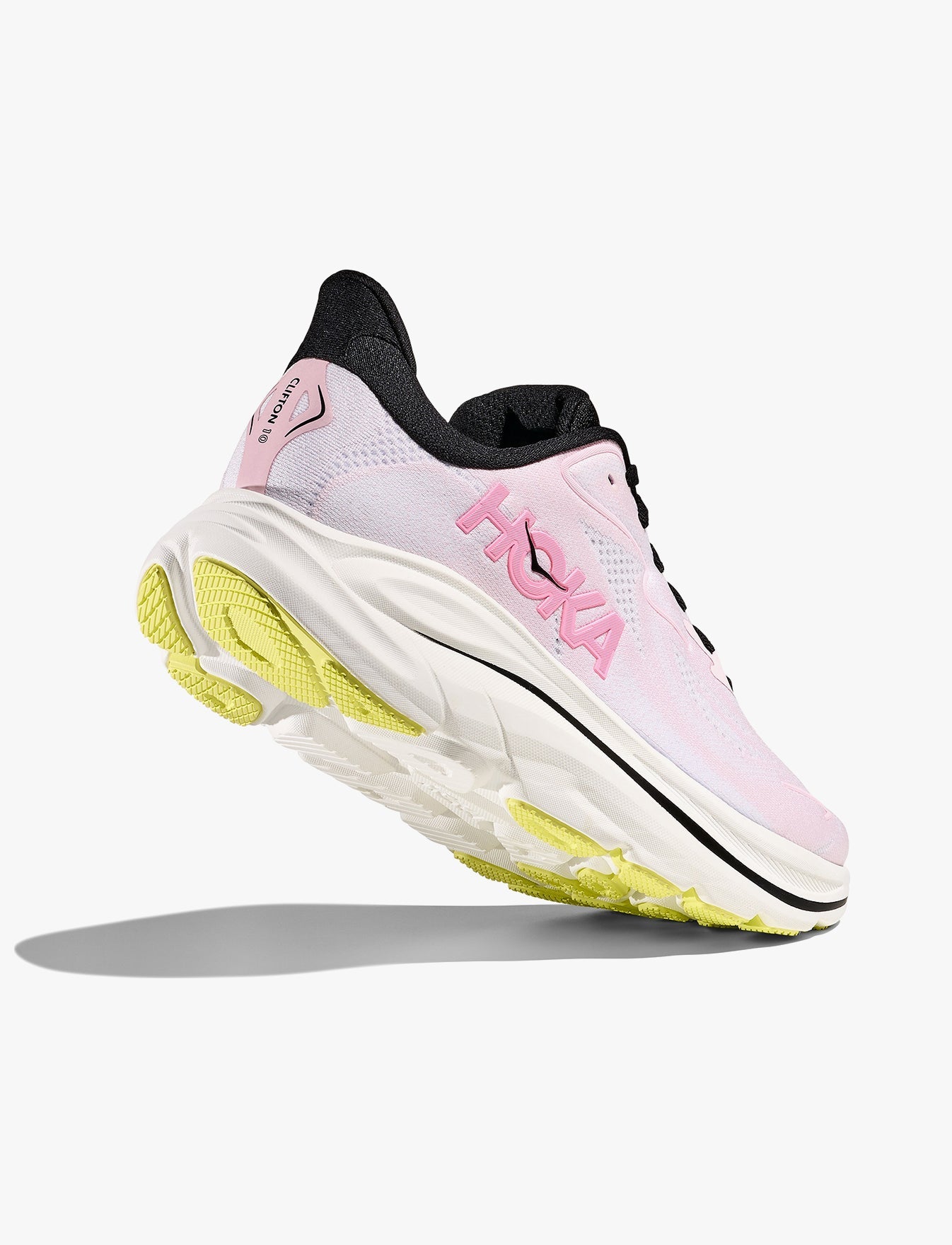 HOKA CLIFTON WIDE 10 - נעלי ספורט נשים הוקה קליפטון 10 רחבות בצבע ורוד ציפורן/אור כוכב