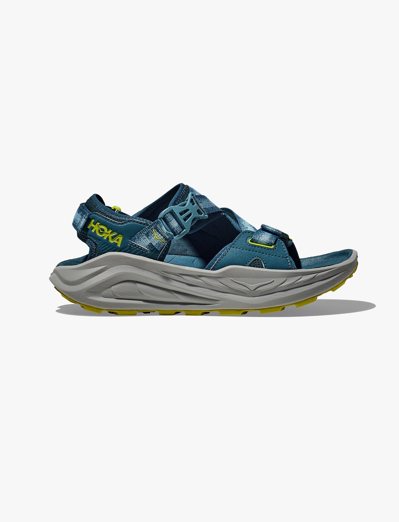 HOKA INFINI HIKE TC - סנדלי טיולים לגברים אינפיניטי בצבע כחול/ירוק