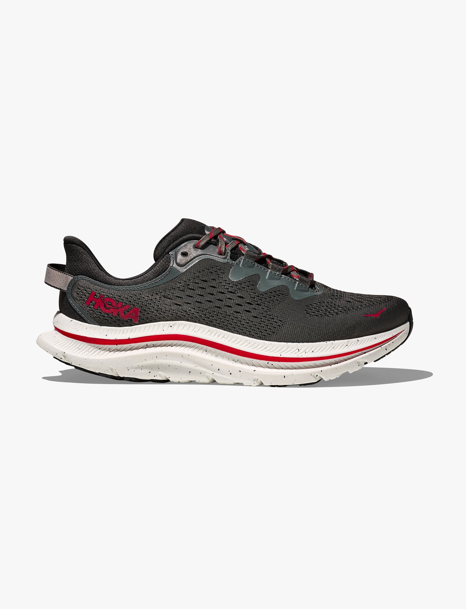 HOKA KAWANA 2 - נעלי ספורט הוקה קאוונה 2 לגברים בצבע אפור אספלט/שחור