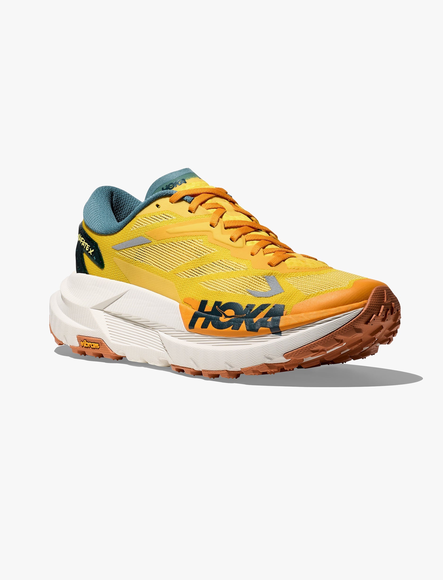 HOKA MAFATE X - נעלי ספורט גברים הוקה מאפטה איקס בצבע כתום ערפלי/ירוק