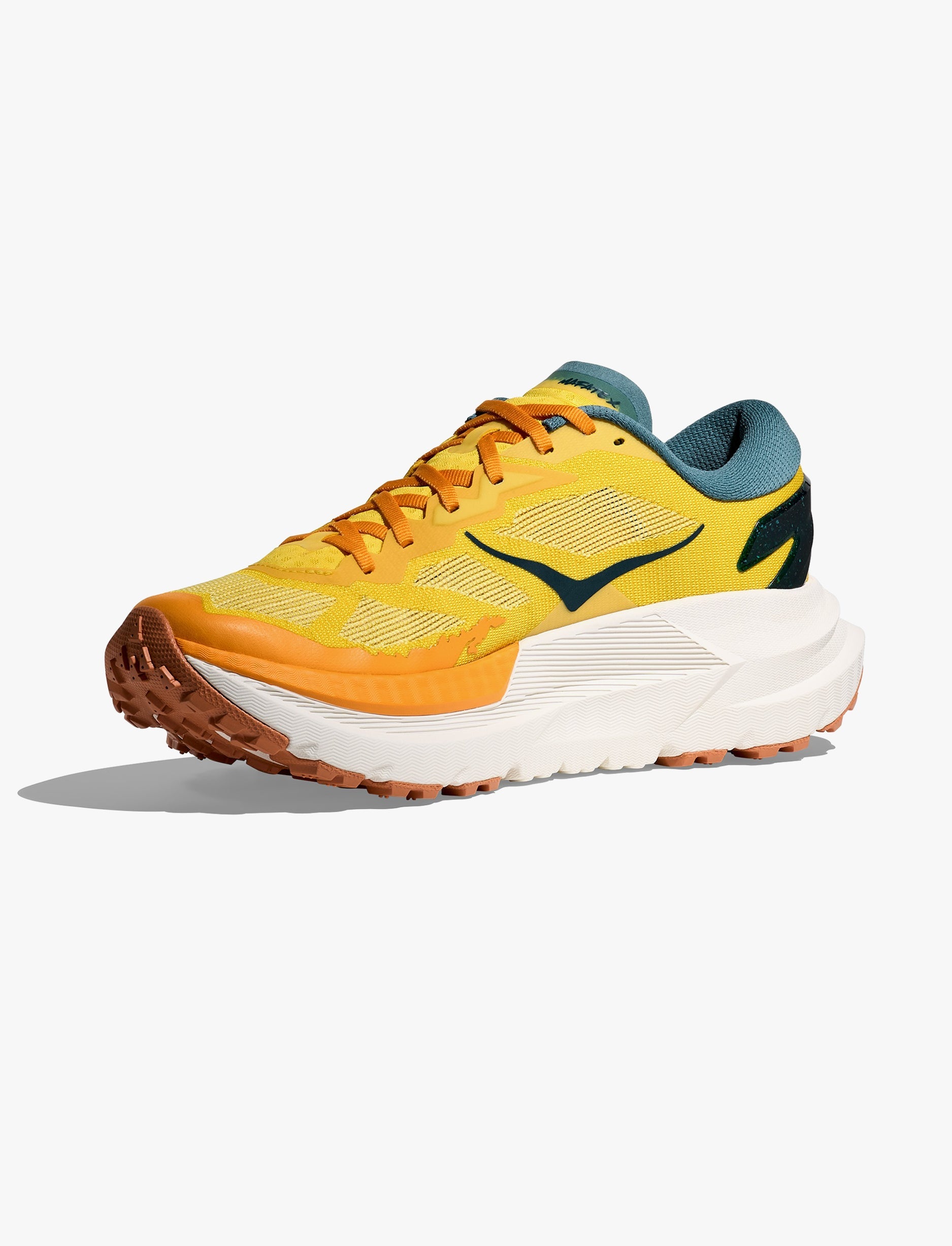 HOKA MAFATE X - נעלי ספורט גברים הוקה מאפטה איקס בצבע כתום ערפלי/ירוק