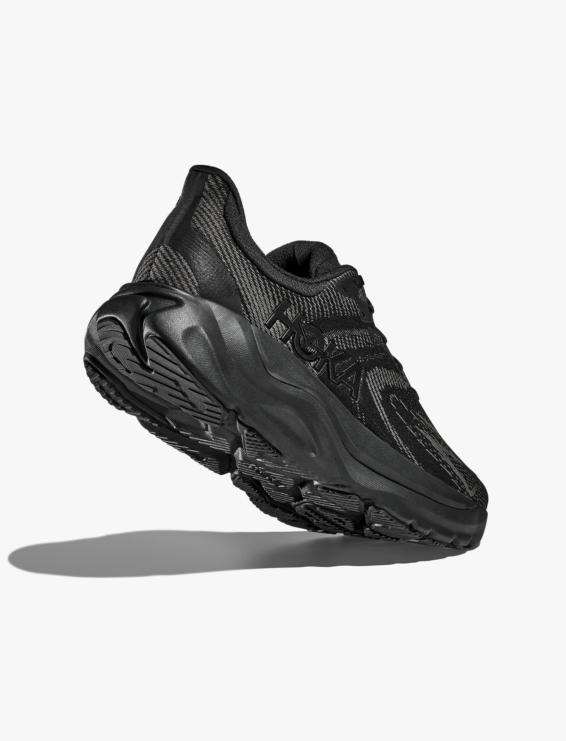 HOKA Arahi Wide 8 - נעלי ספורט גברים הוקה ארהי 8 רחבות בצבע שחור/שחור