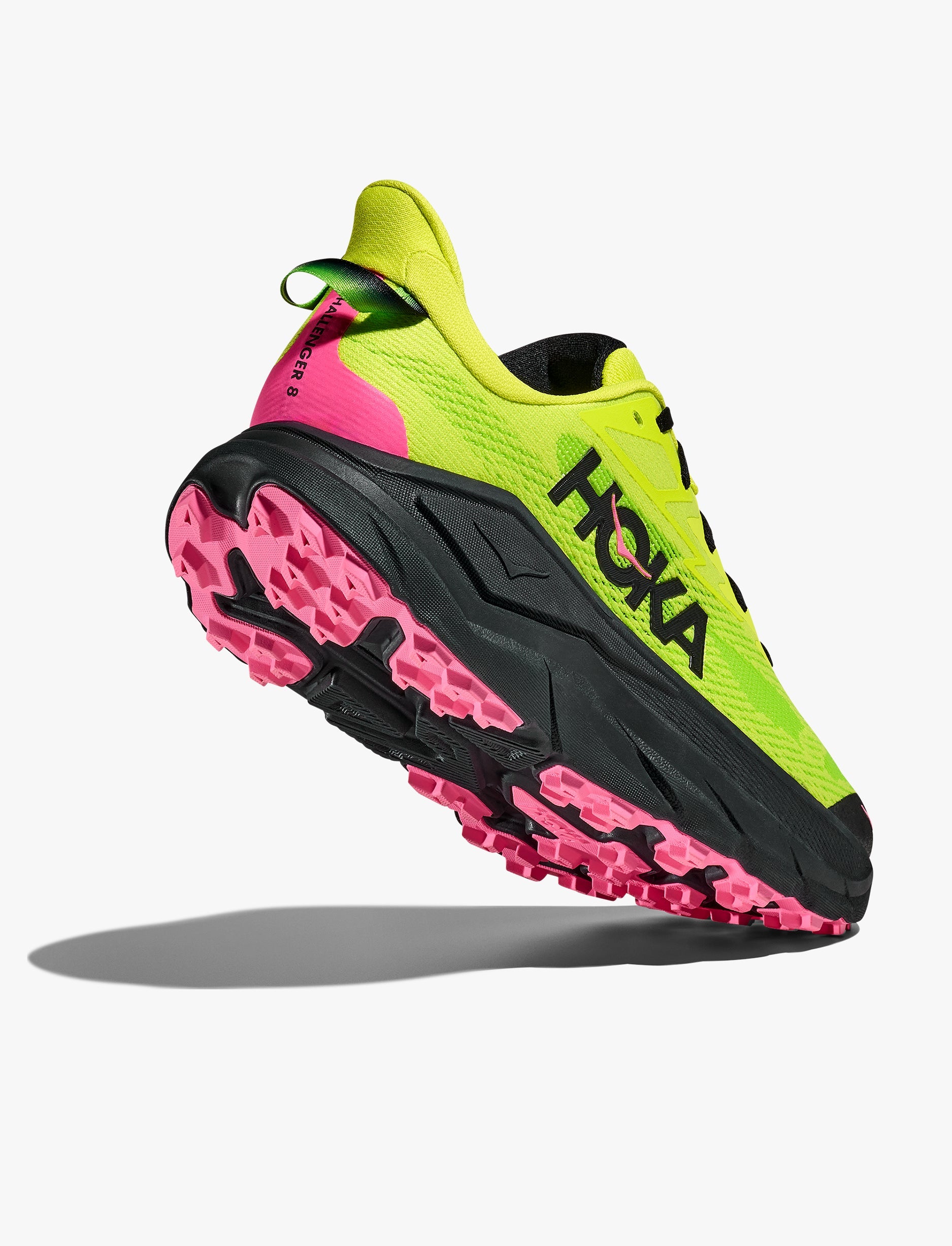 Hoka Challenger 8 - נעלי ספורט גברים הוקה צ'אלנג'ר 8 בצבע נאון הוקה לימן/שחור