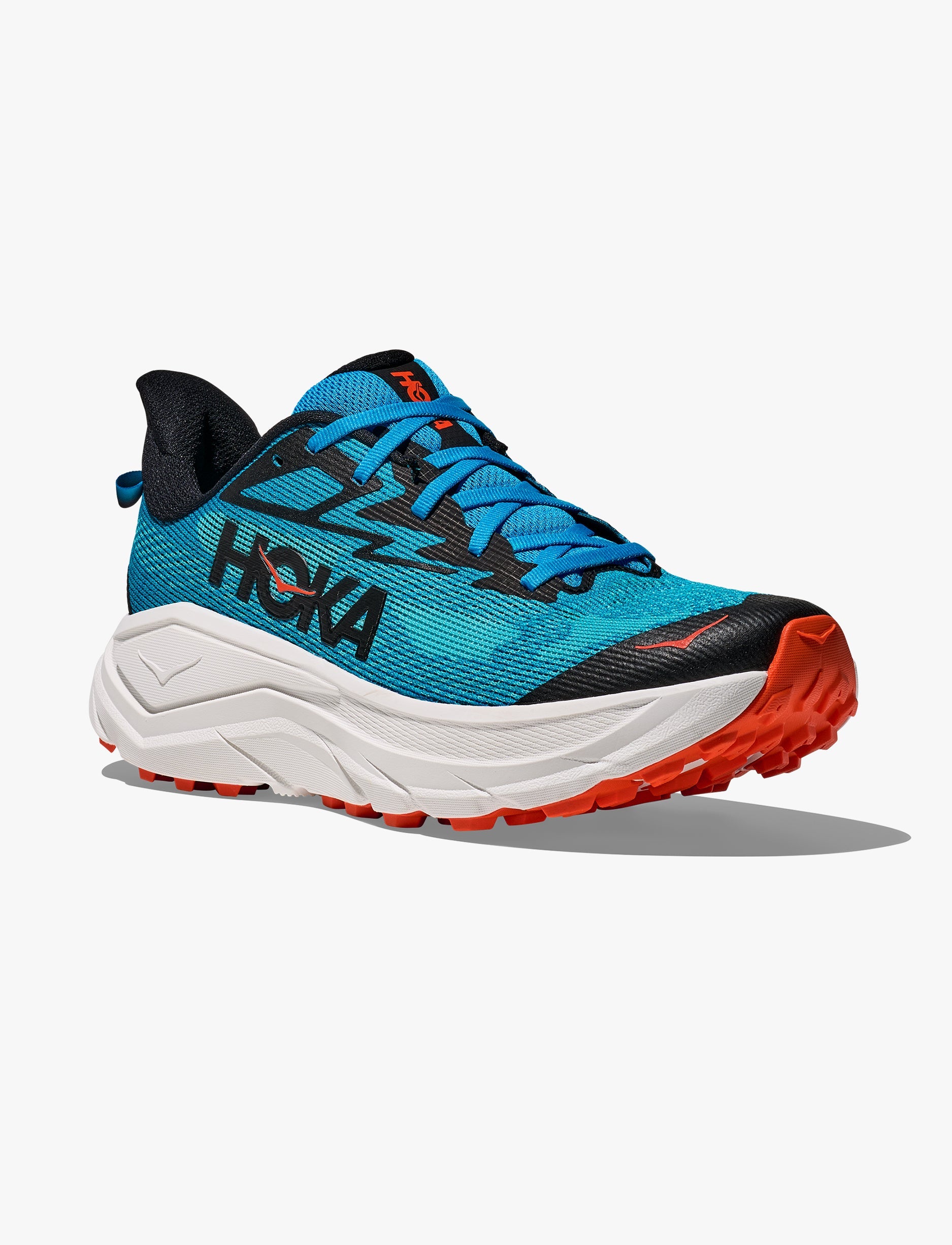 Hoka Challenger 8 - נעלי ספורט גברים הוקה צ'אלנג'ר 8 בצבע כחול סקי/לבן