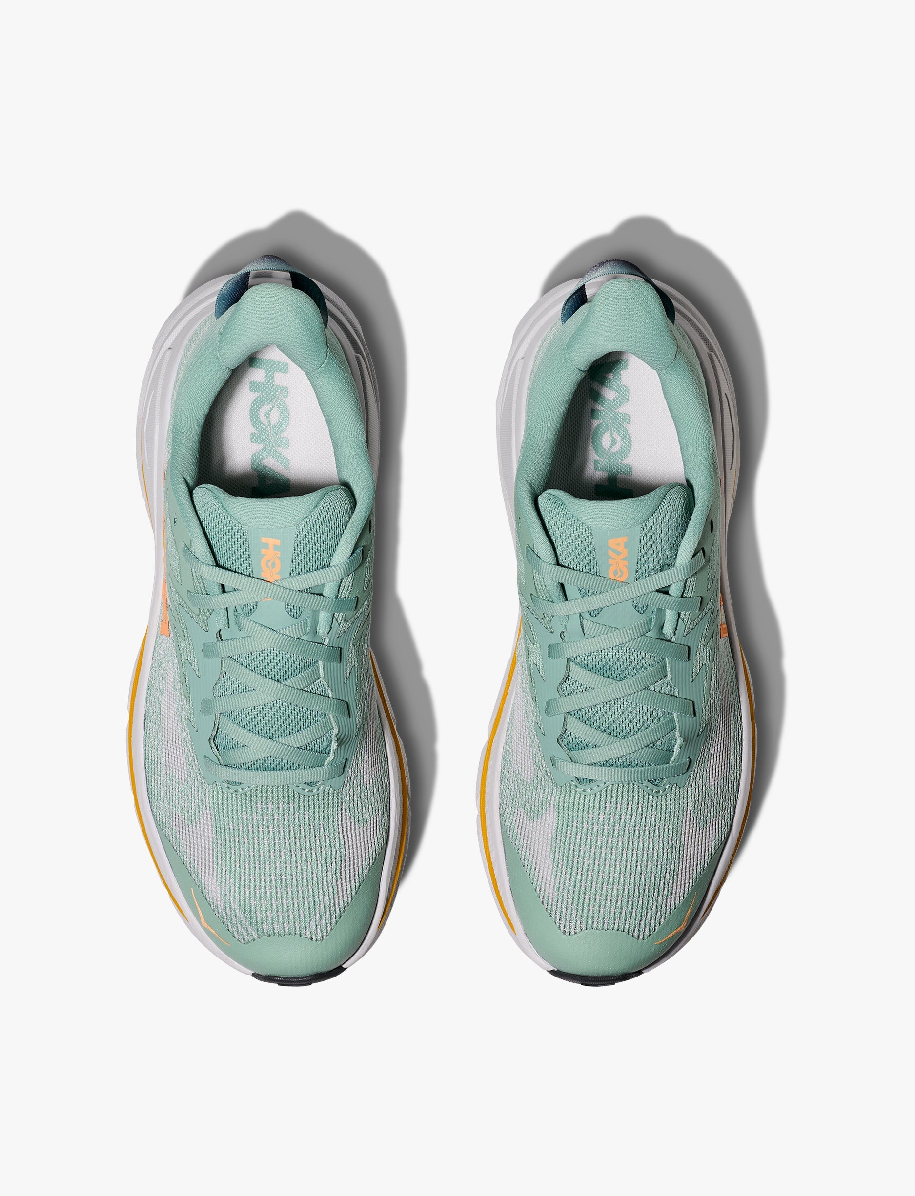 Hoka Challenger Wide 8 - נעלי ספורט נשים הוקה צ'אלנג'ר 8 רחבות בצבע ג'ייד/אפור קוסמי