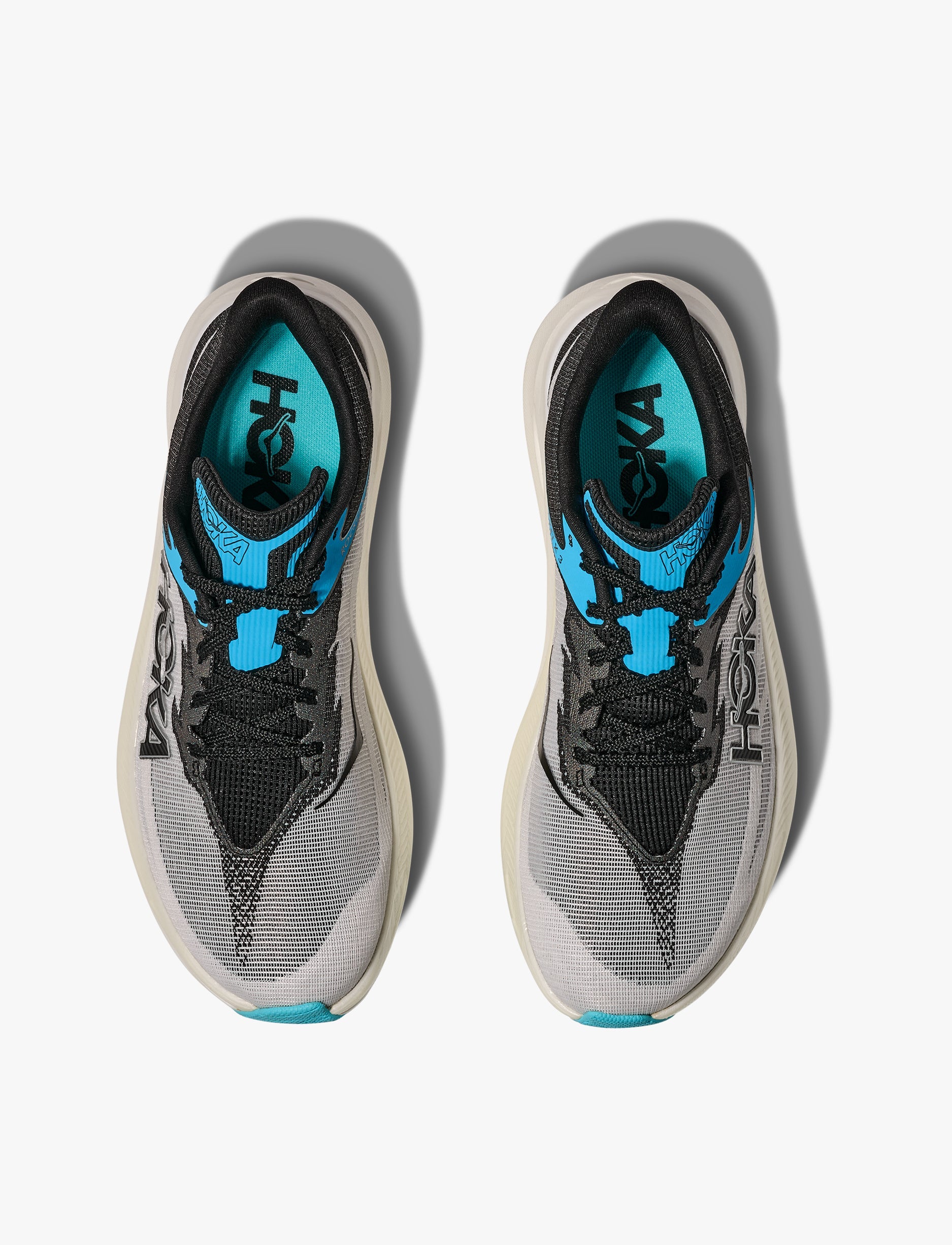 HOKA ROCKET X 3 - נעלי ספורט הוקה רוקט איקס 3 בצבע לבן/שחור