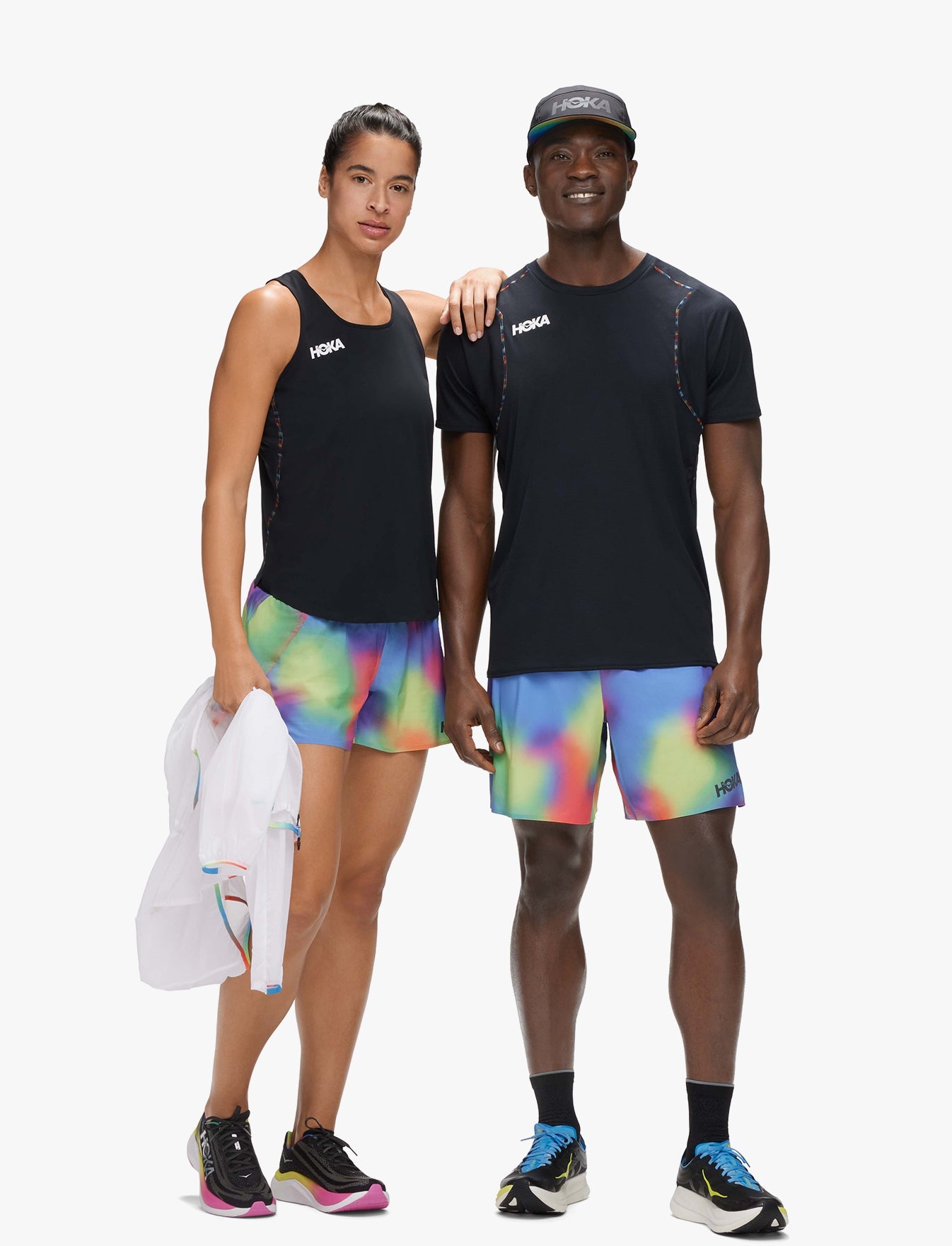 M Ultralite Jacket - מעיל רוח סקייפלואו לגברים לבן/מולטי