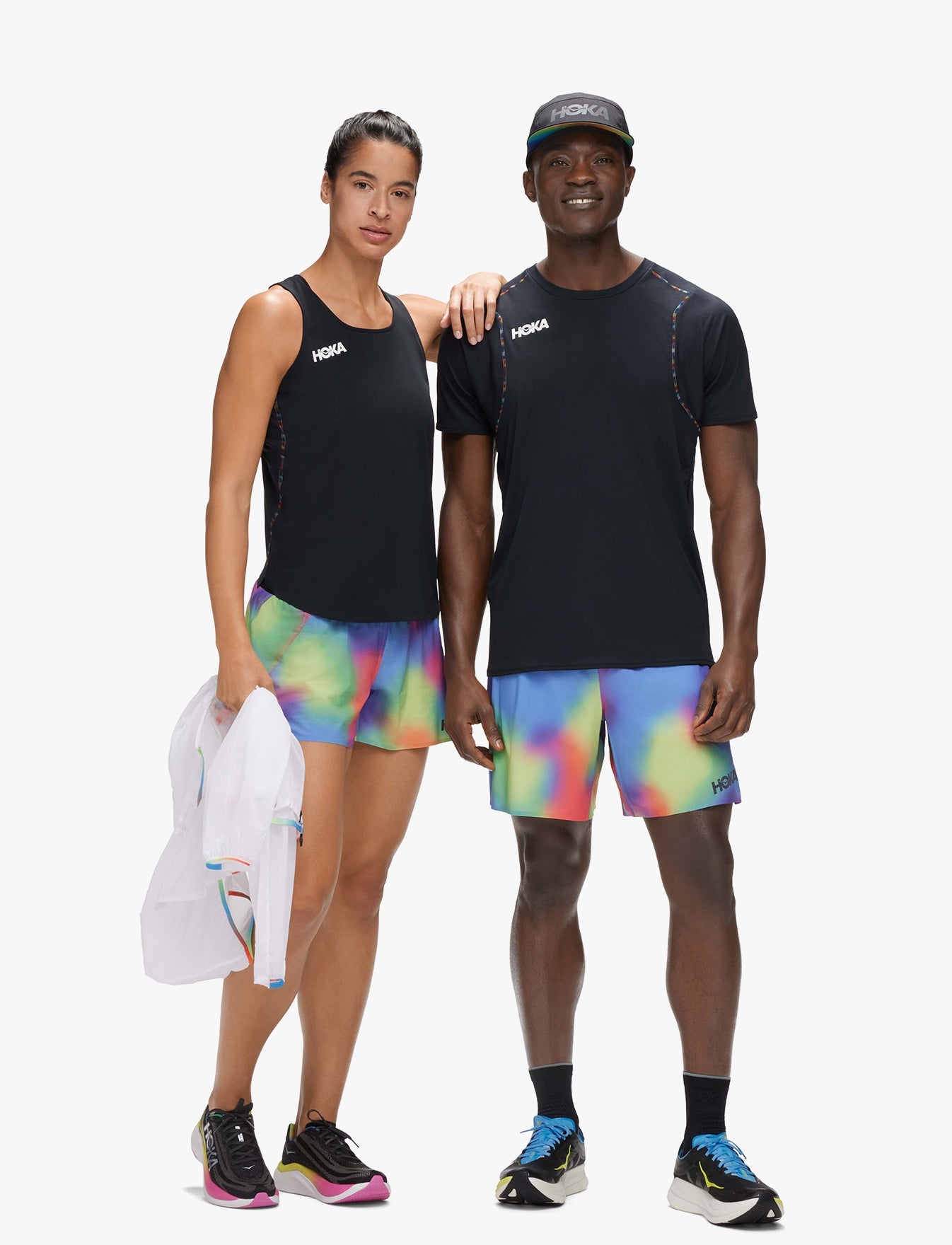 W Ultralite Jacket -  מעיל רוח סקייפלואו לנשים בצבע לבן/מולטי