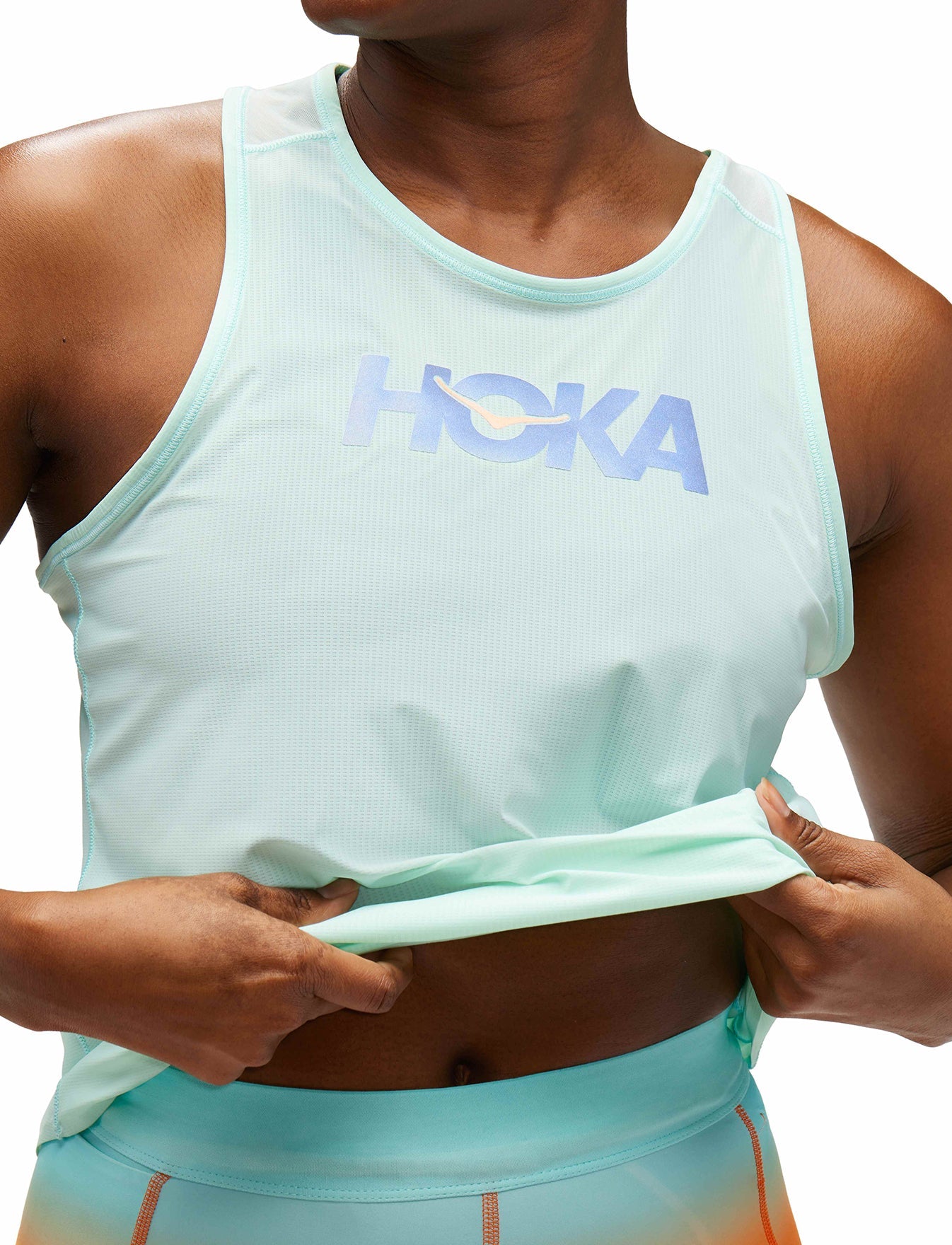 גופיית ריצה אירולייט לנשים - W AIROLITE RUN TANK בצבע כחול